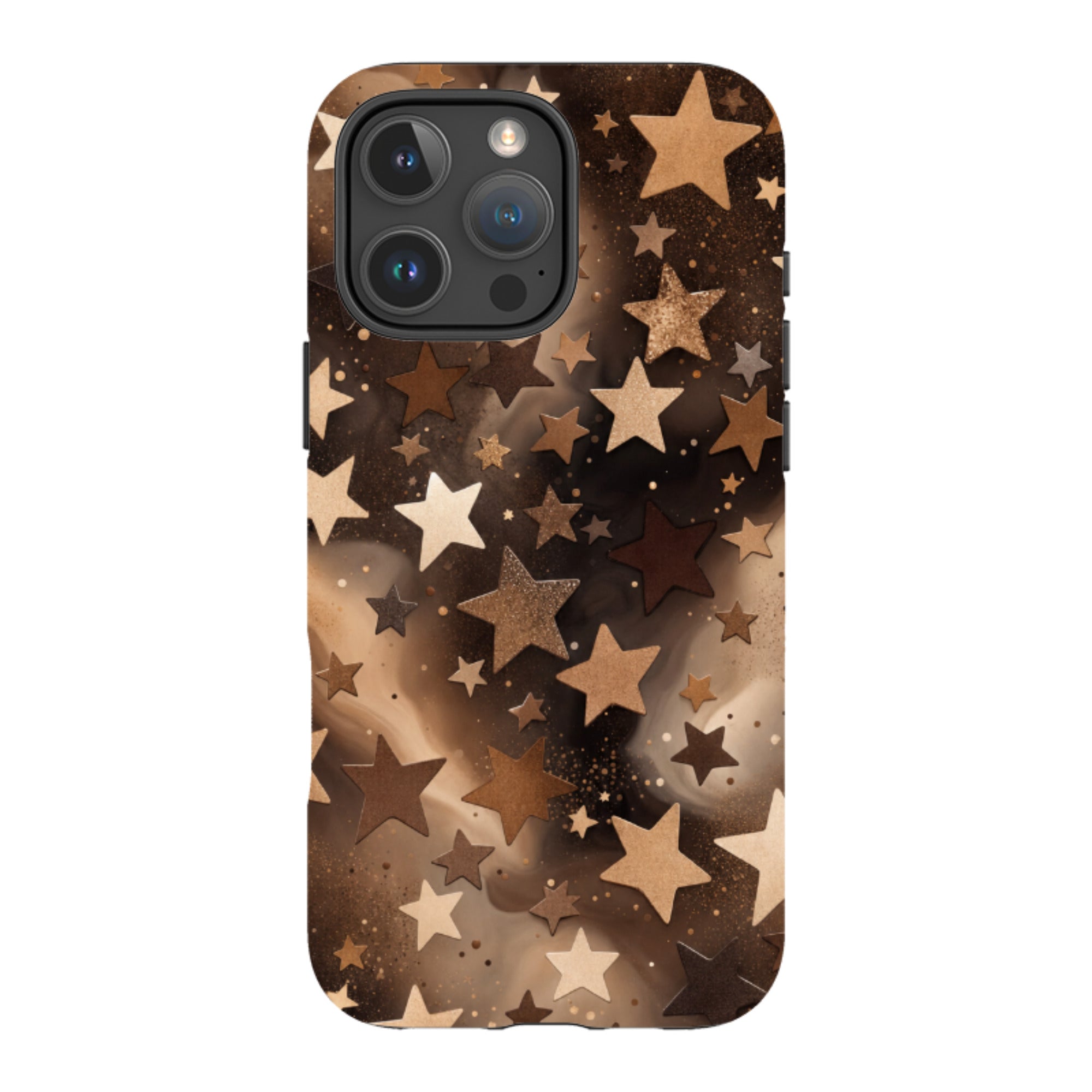 iPhone Tough Case - Bronze Galaxy Star