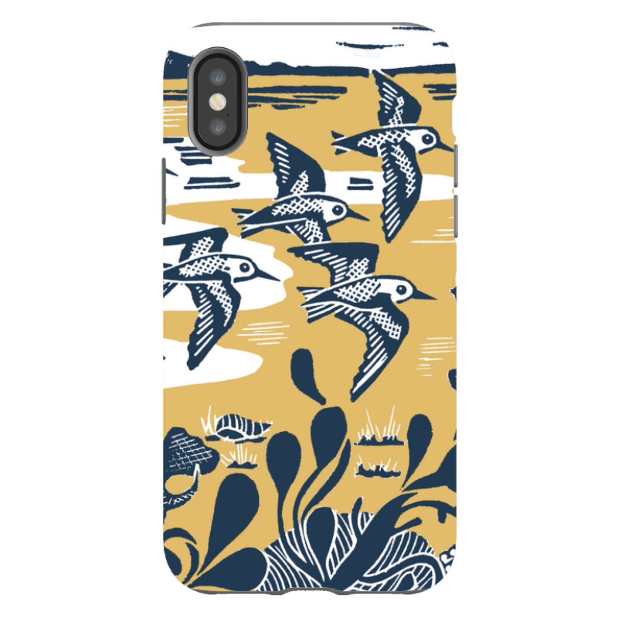 iPhone Tough Case - Sanderlings At The Shore By Kate Heiss