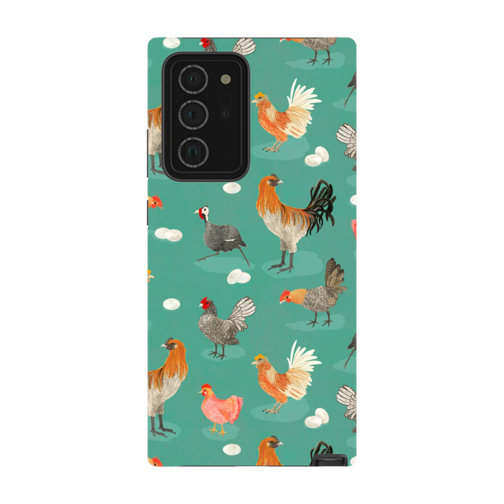 Samsung Tough Case - Chicken Teal By Katherine Quinn