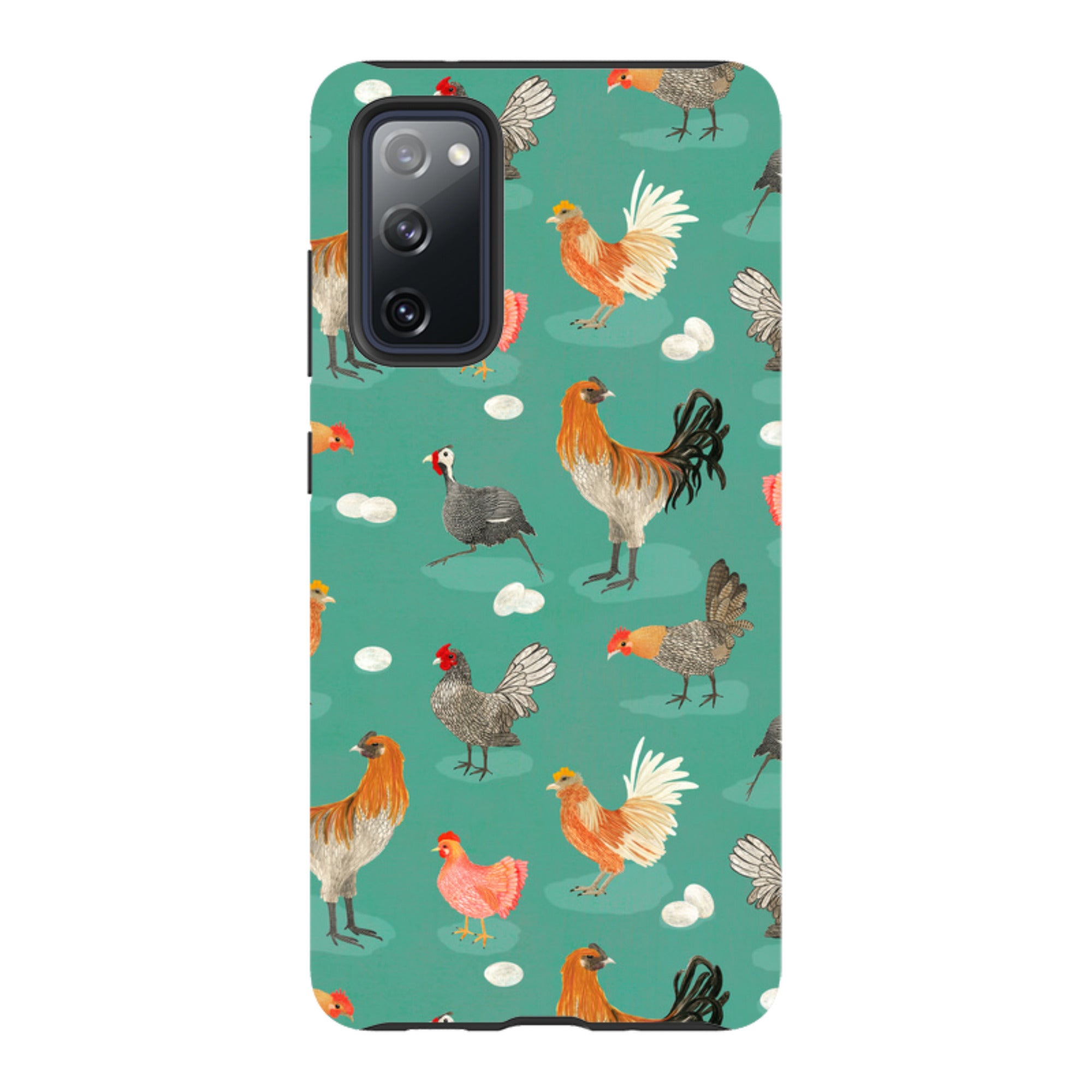 Samsung Tough Case - Chicken Teal By Katherine Quinn