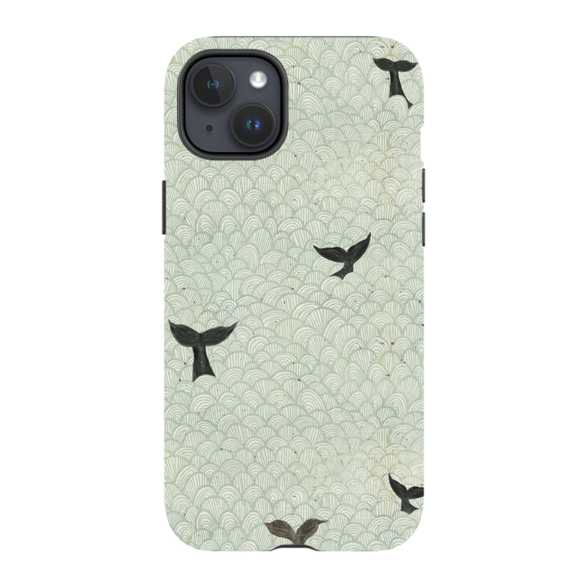 iPhone MagSafe Tough Case - Whale Tails By Katherine Quinn