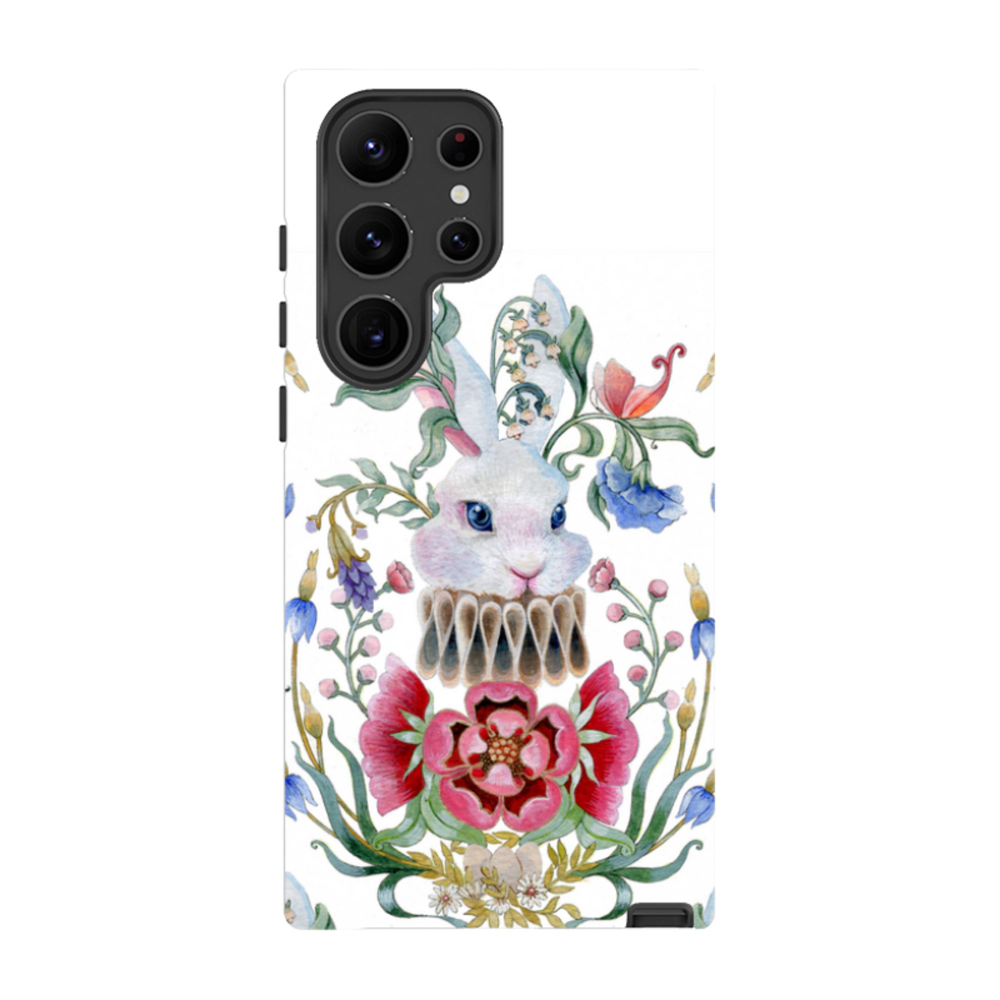 Samsung Tough Case - White Rabbit By Maria Matos