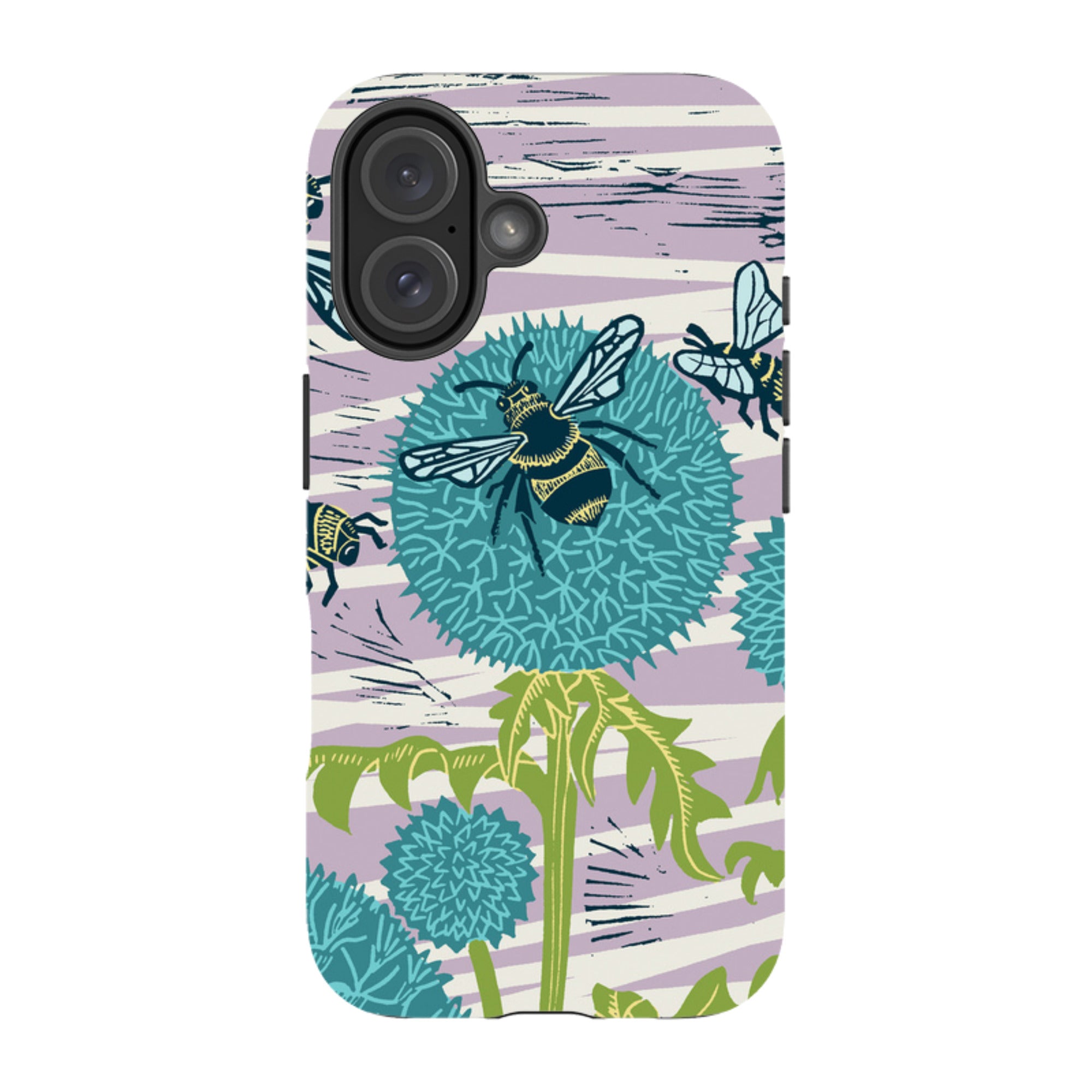 iPhone Tough Case - Pollinating Bees By Kate Heiss