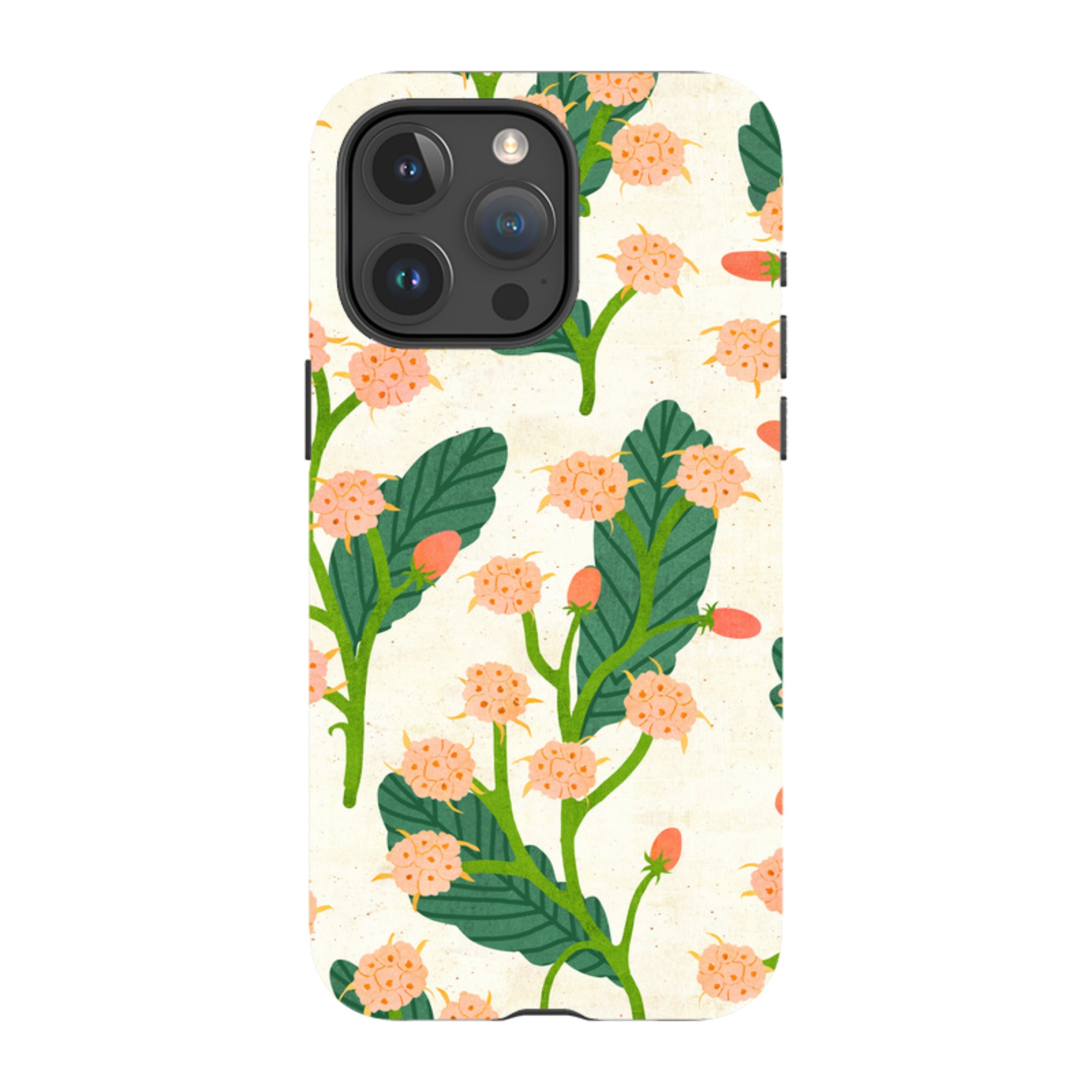 iPhone MagSafe Tough Case - Summer Seeds Cream By Katherine Quinn