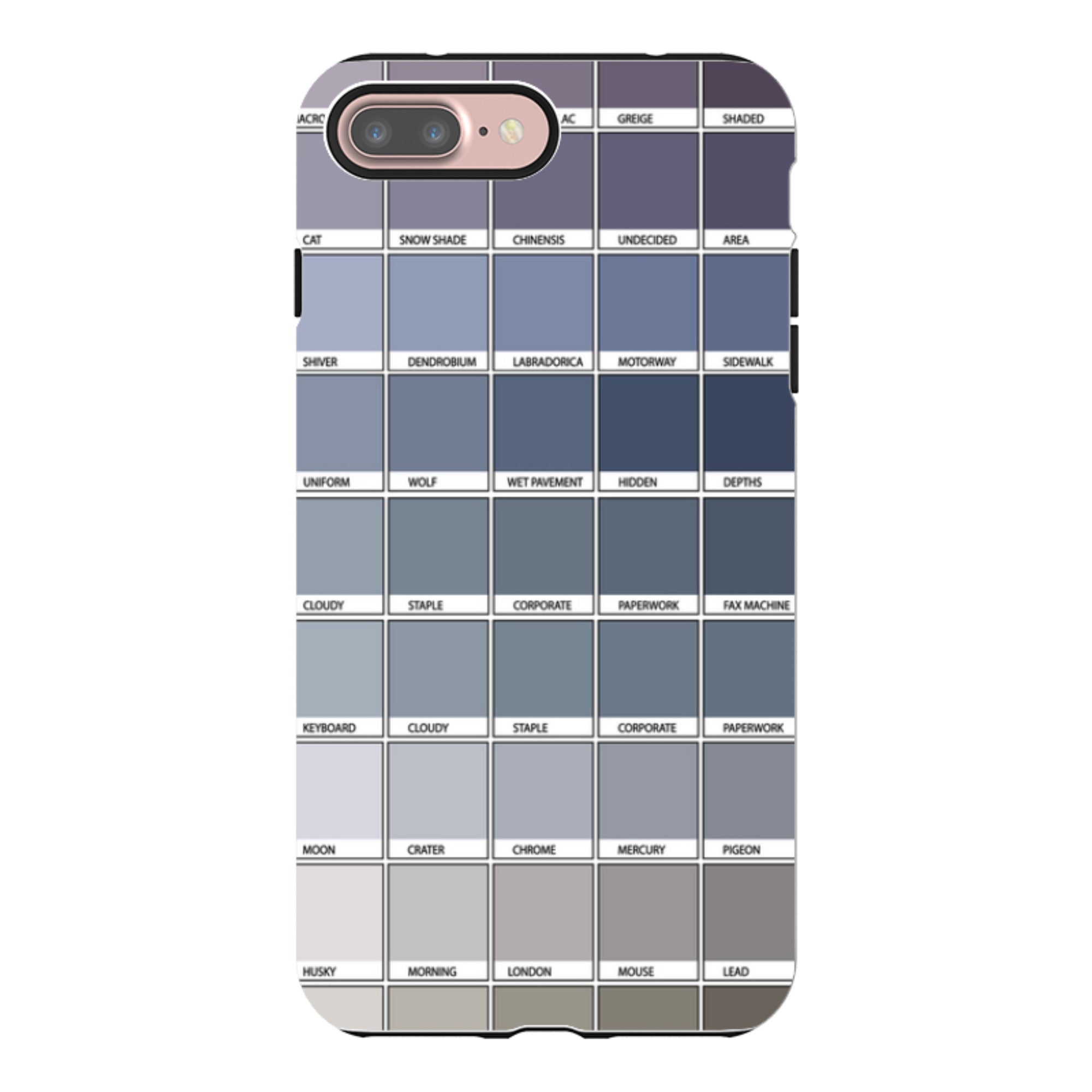 iPhone Tough Case - Grey Chromology By Kitty Joseph
