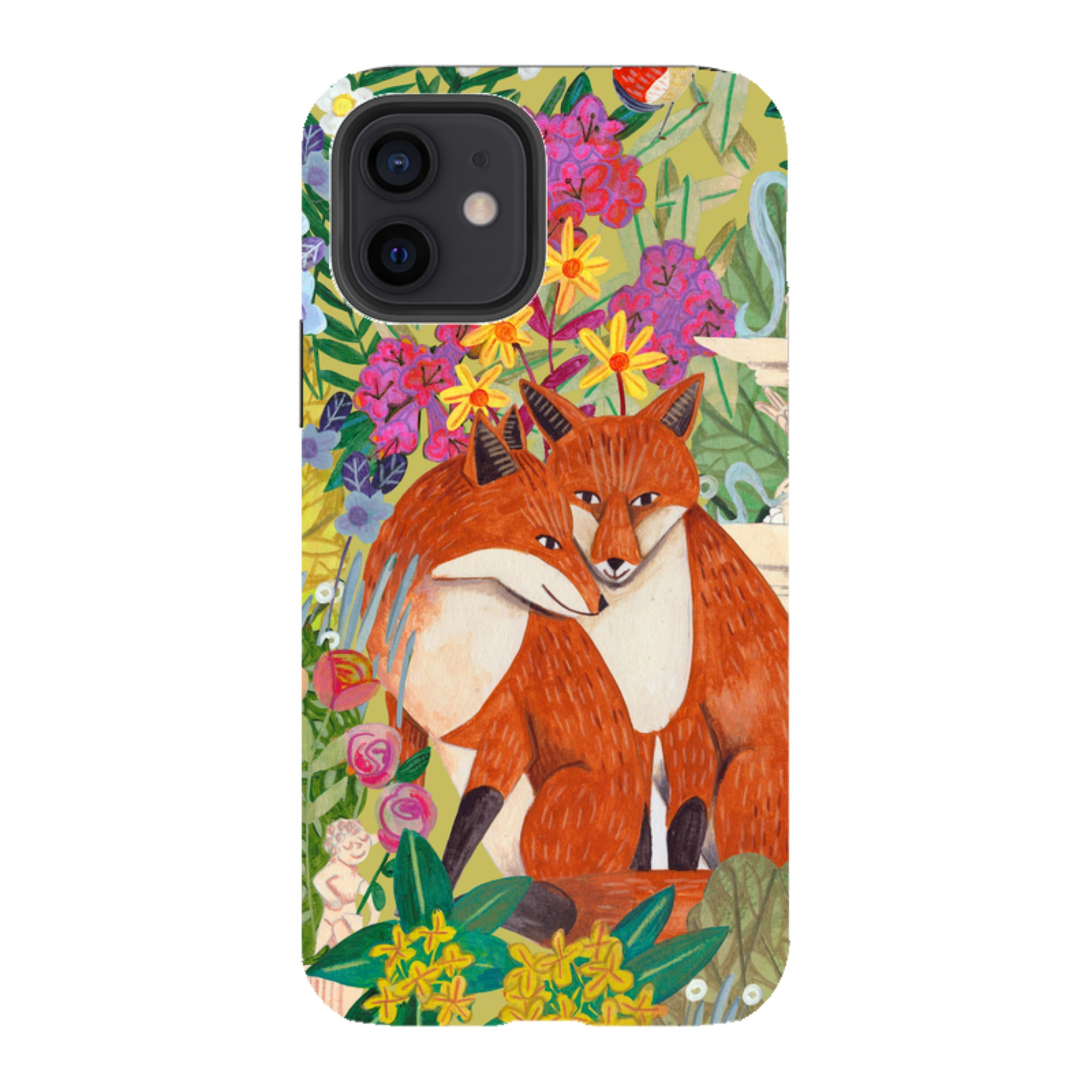 iPhone Tough Case - Foxes By Caroline Bonne Muller