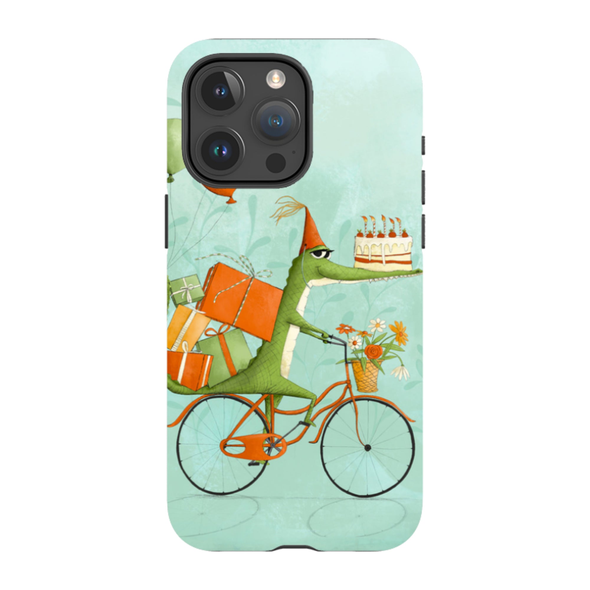 iPhone MagSafe Tough Case - Happy Croc By Maja Lindberg