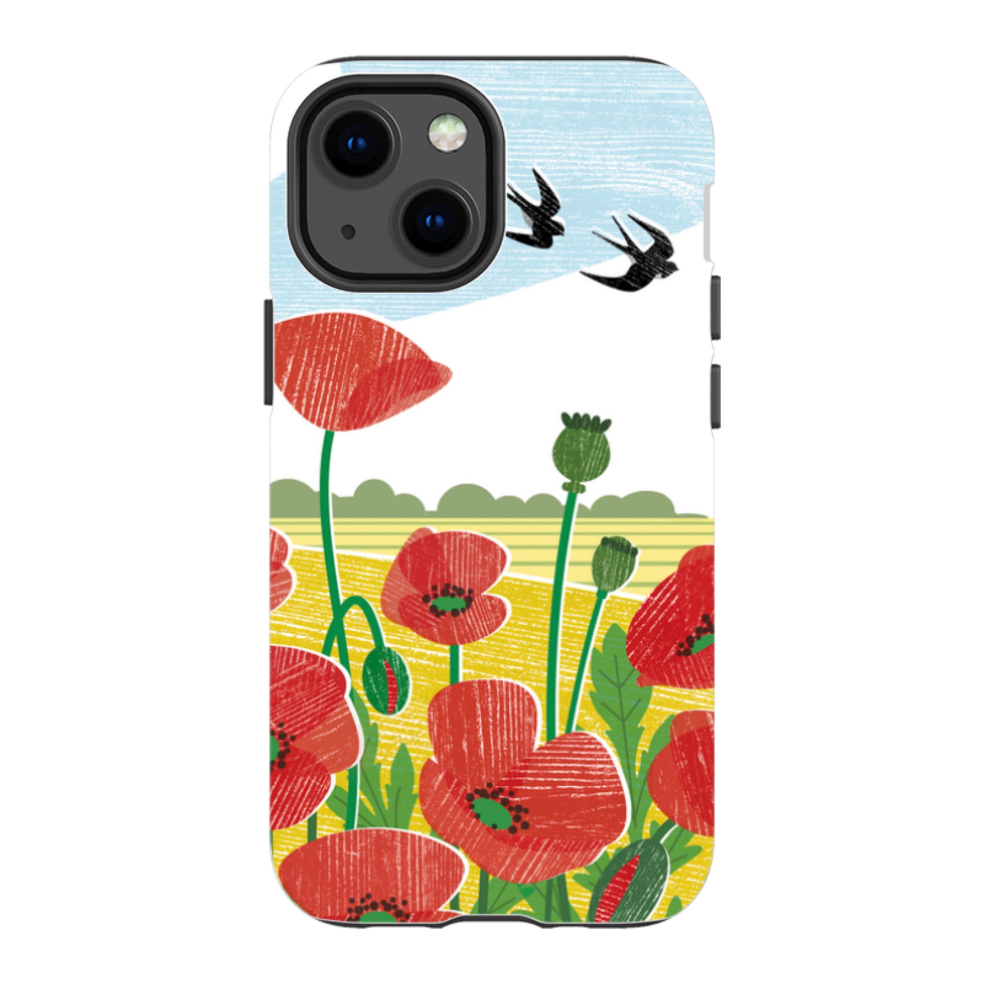 iPhone Tough Case - Poppy Fields By Liane Payne