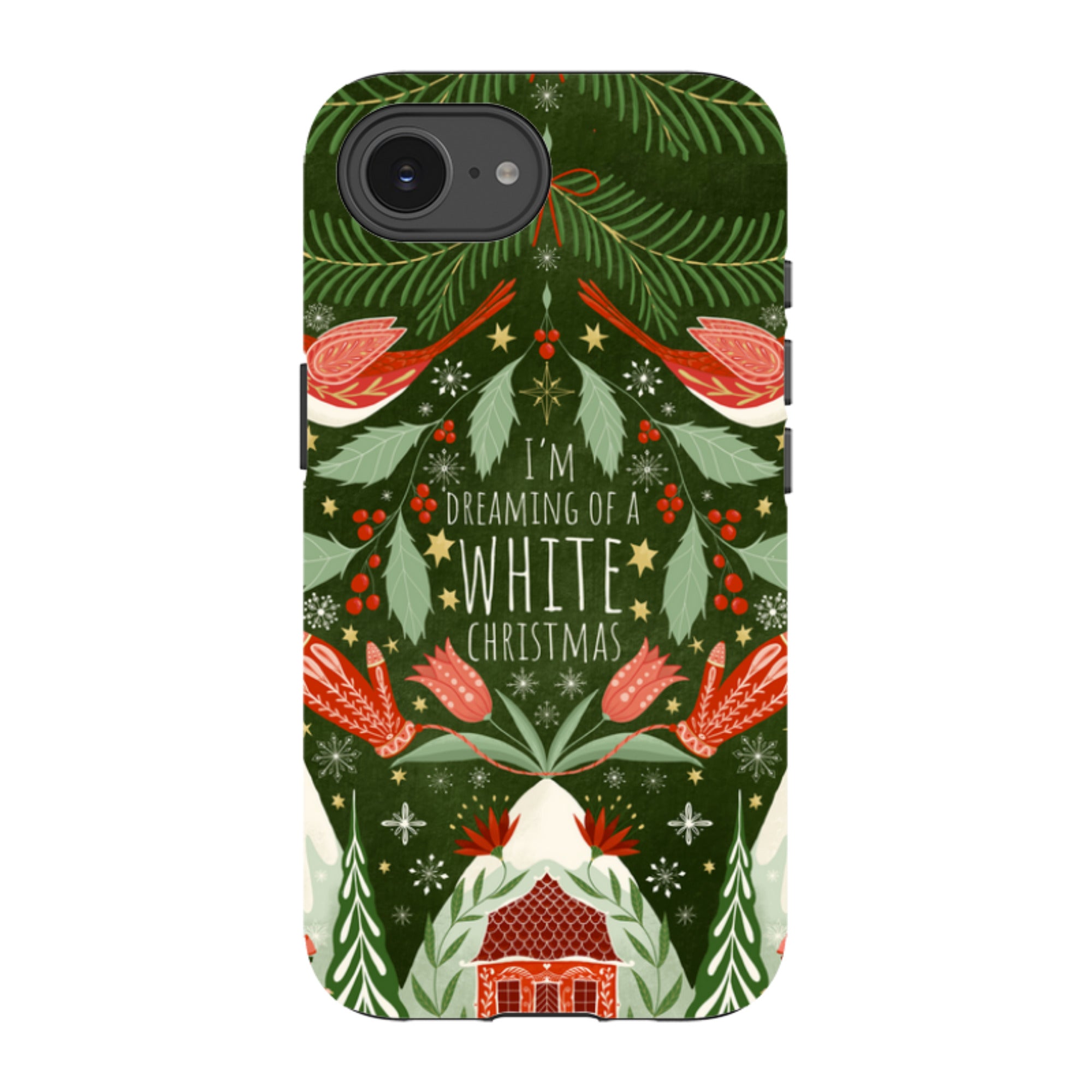 iPhone Tough Case - I'm Dreaming Of a White Christmas By Maja Lindberg