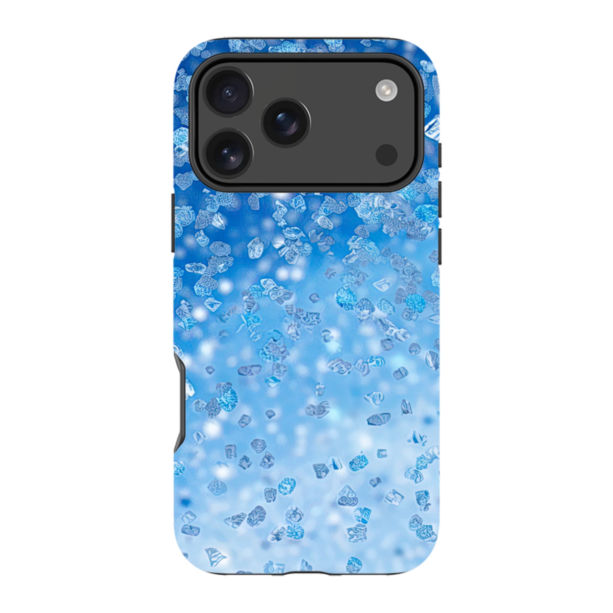 iPhone Case - Blue Glitter (case does not glitter)
