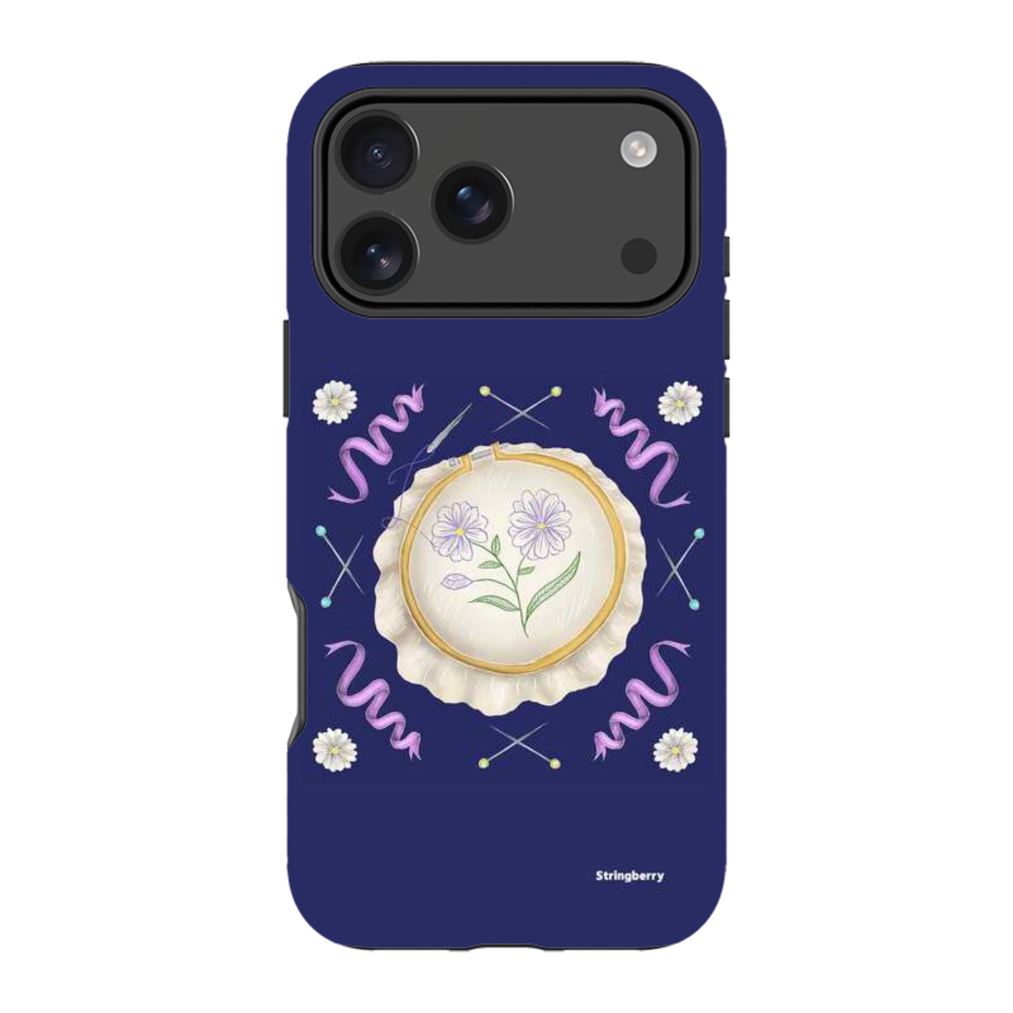 iPhone MagSafe Tough Case -  Daisy Needlework By Catherine Rowe