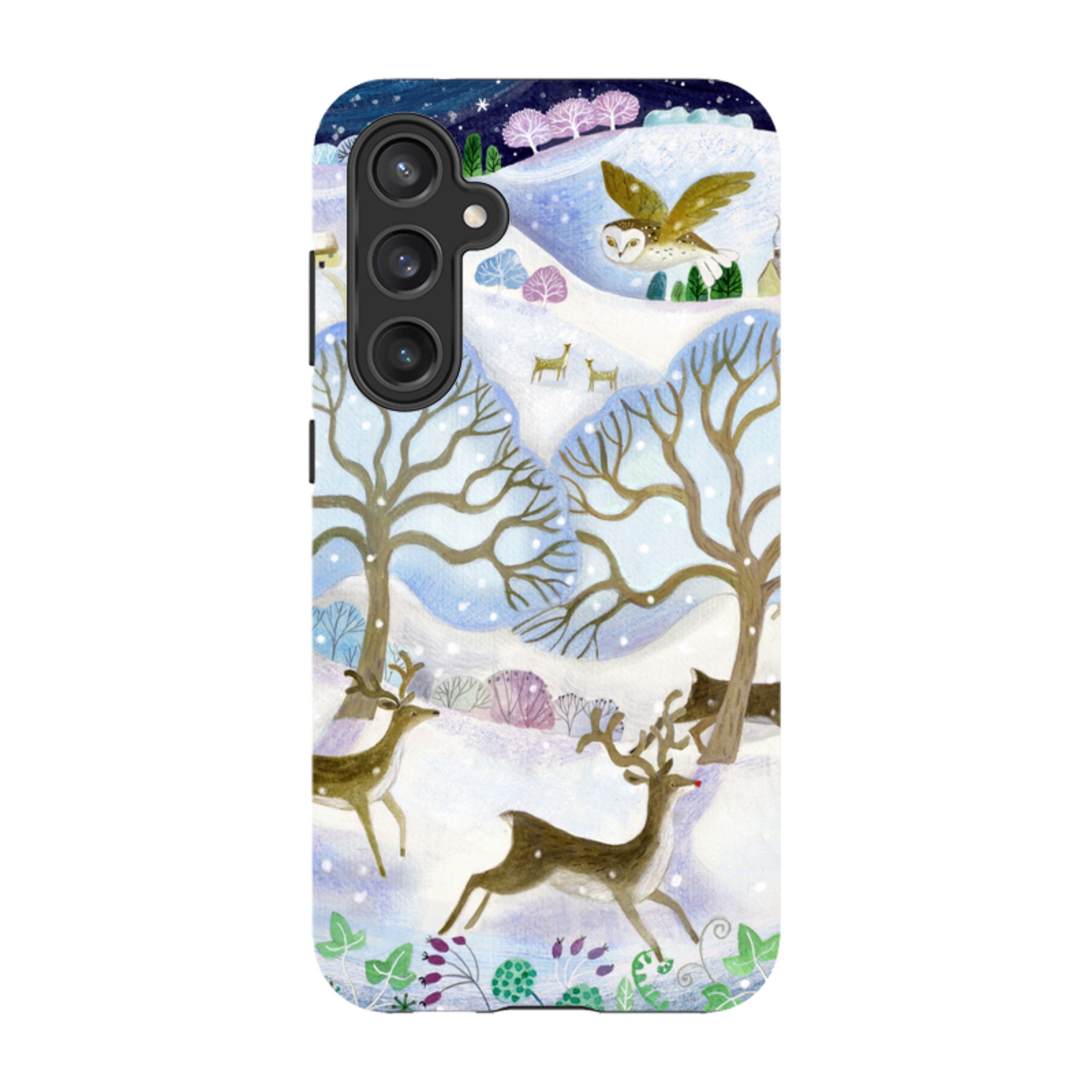 Samsung Tough Case - Winter Deer By Bex Parkin