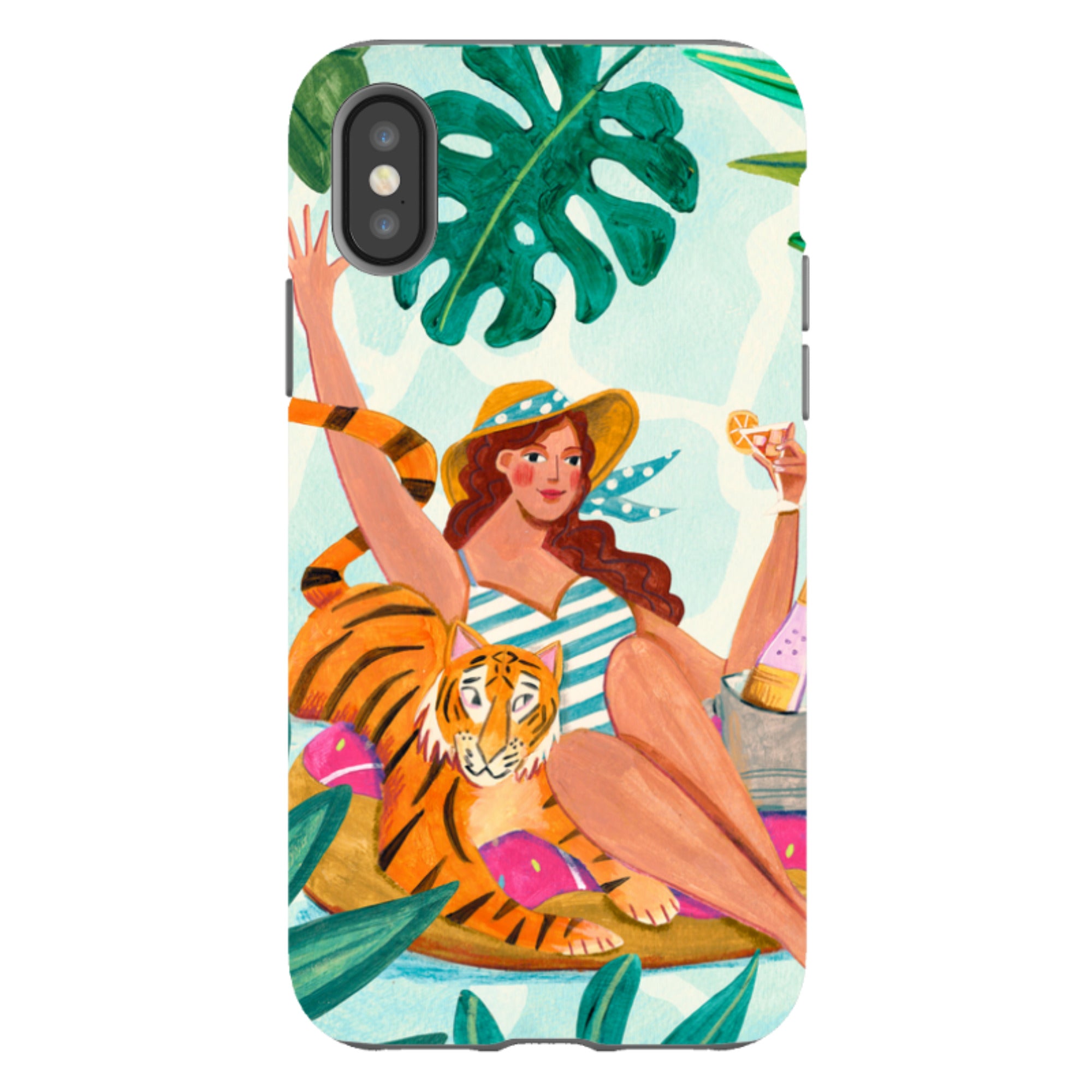 iPhone Tough Case - Pool By Caroline Bonne Muller