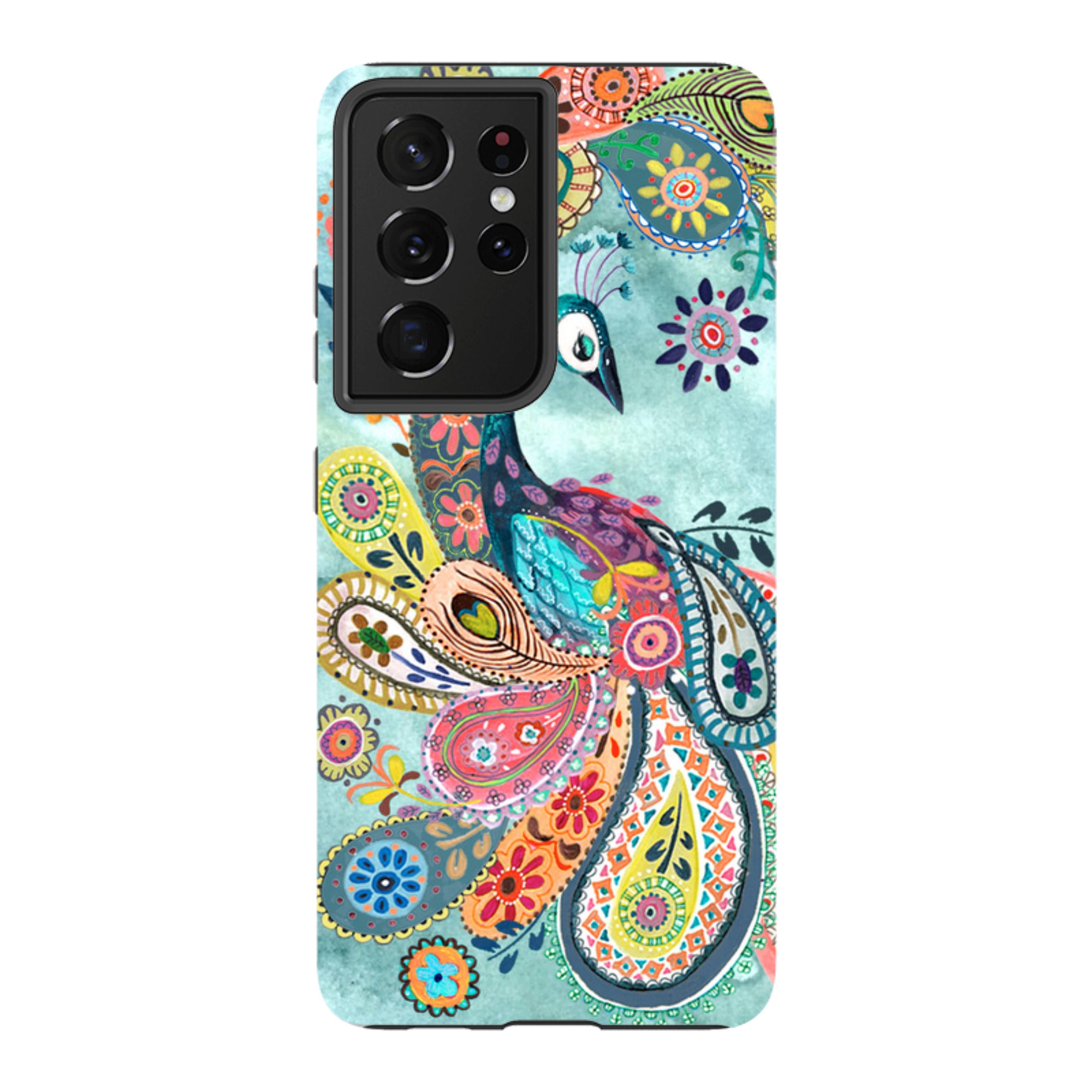 Samsung Tough Case - Peacock Dreams By Caroline Bonne Muller