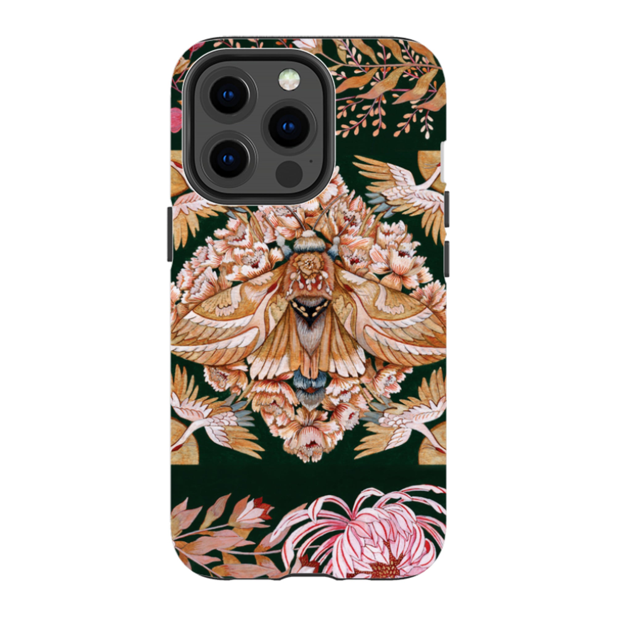 iPhone Tough Case - Golden Moth By Maria Matos