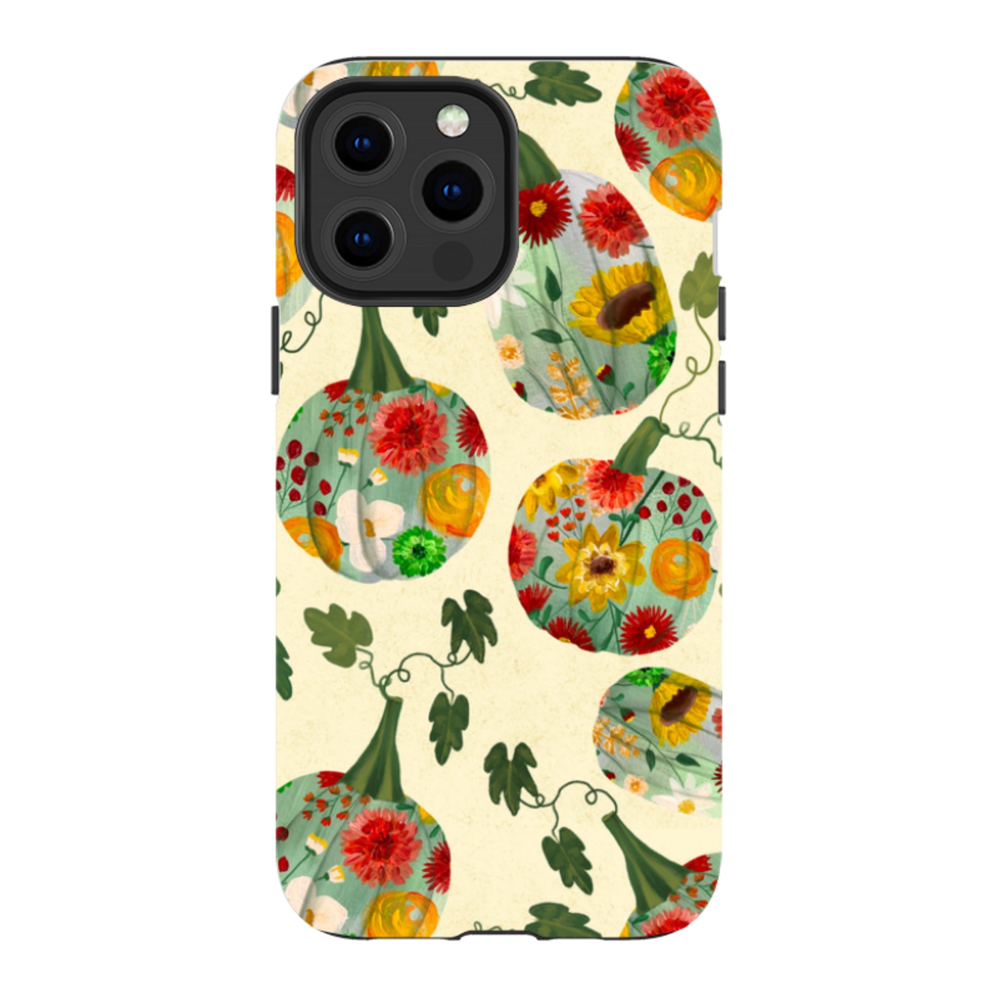 iPhone MagSafe Tough Case - Floral Pumpkins By Abby Jacobs