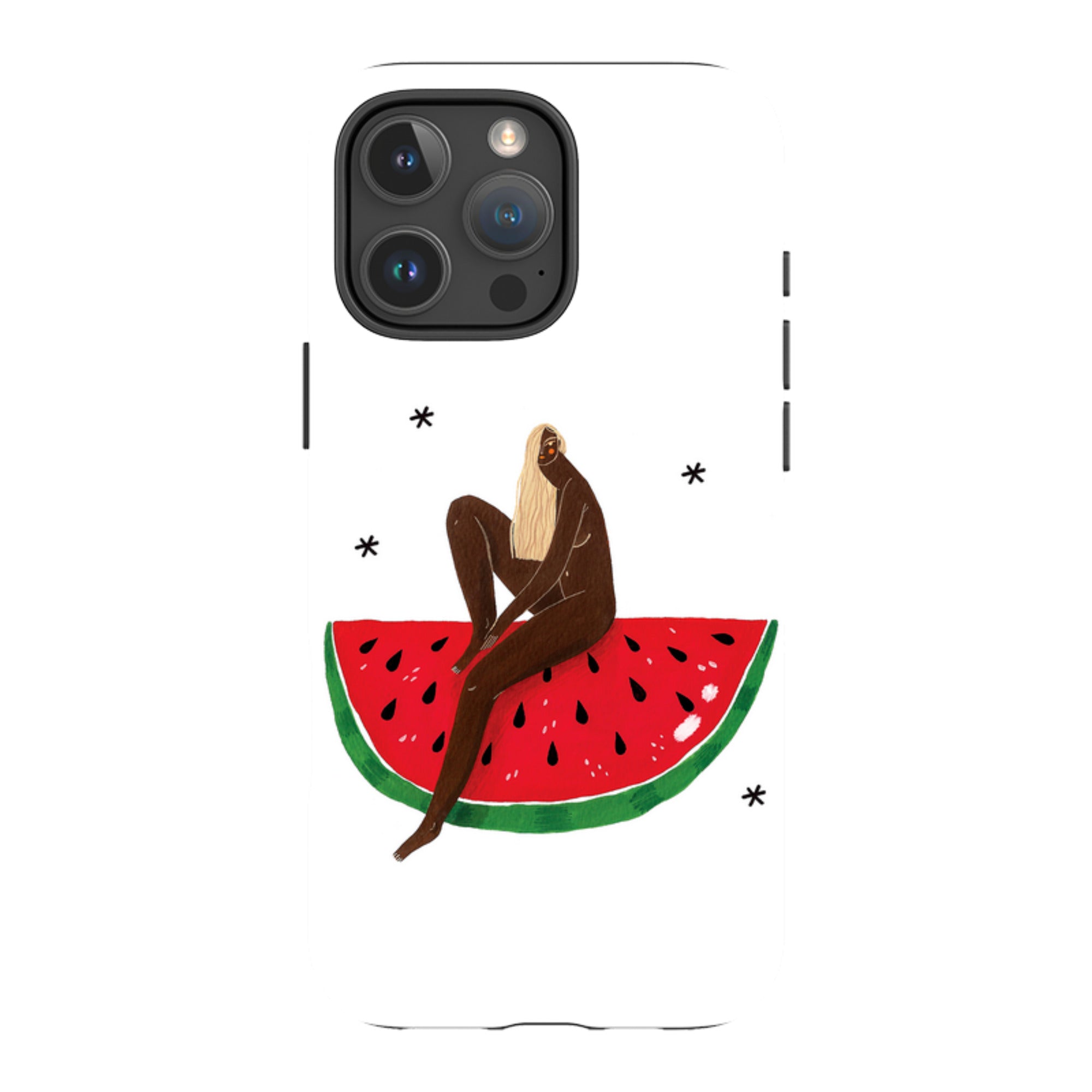 iPhone Tough Case - Watermelon Girl By Madalina Andronic
