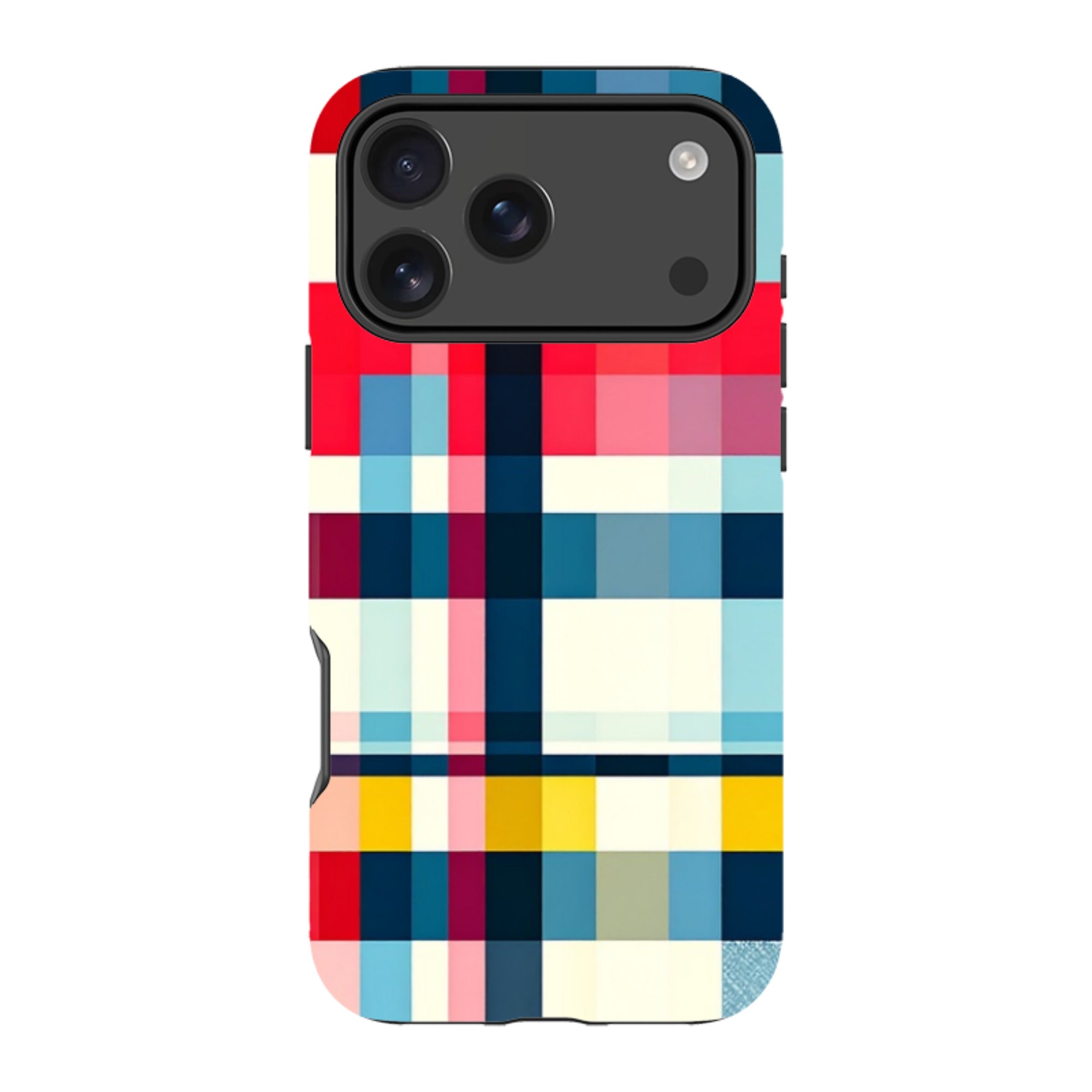 iPhone MagSafe Tough Case - Cancun Gingham