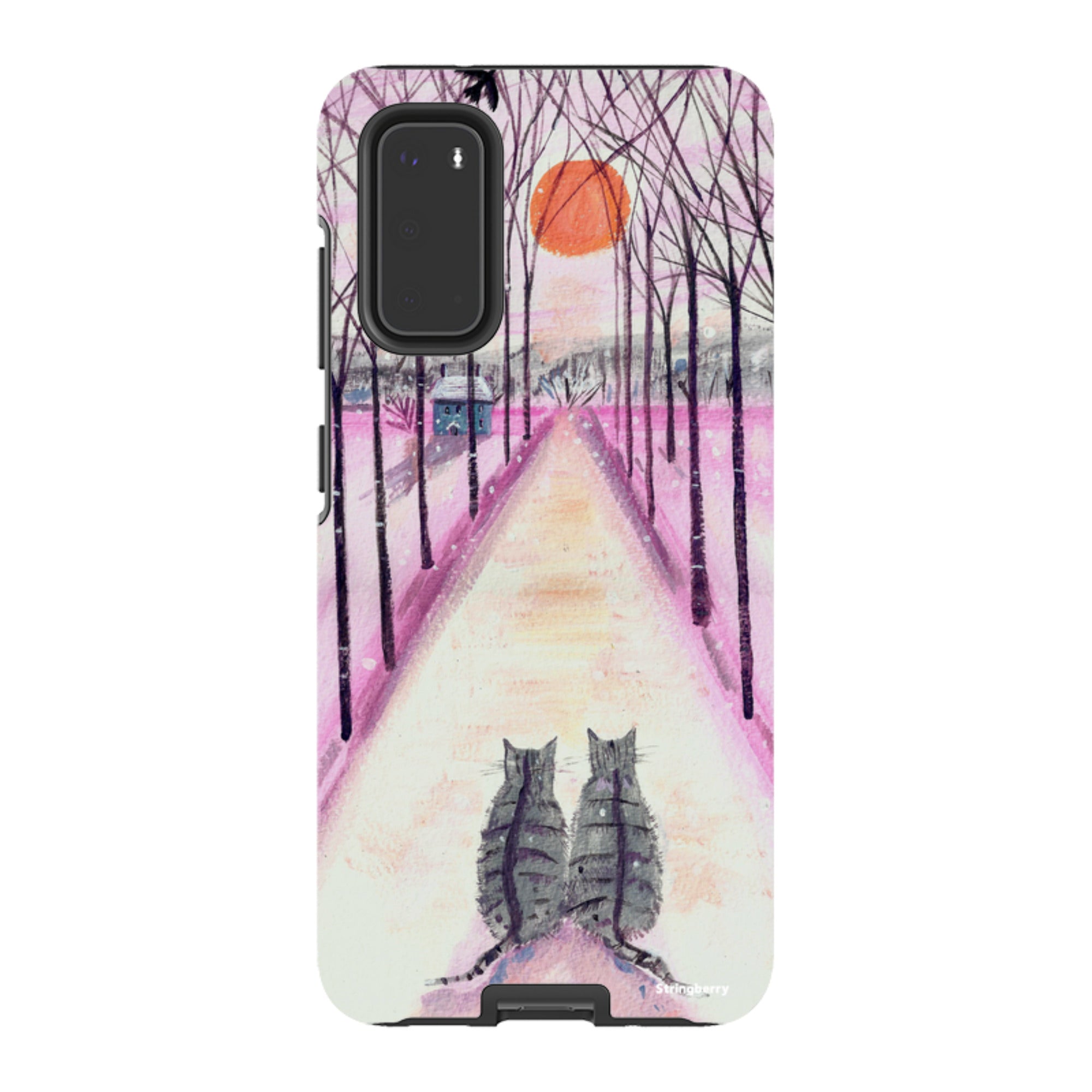 Samsung Tough Case - Winter Cats By Mary Stubberfield