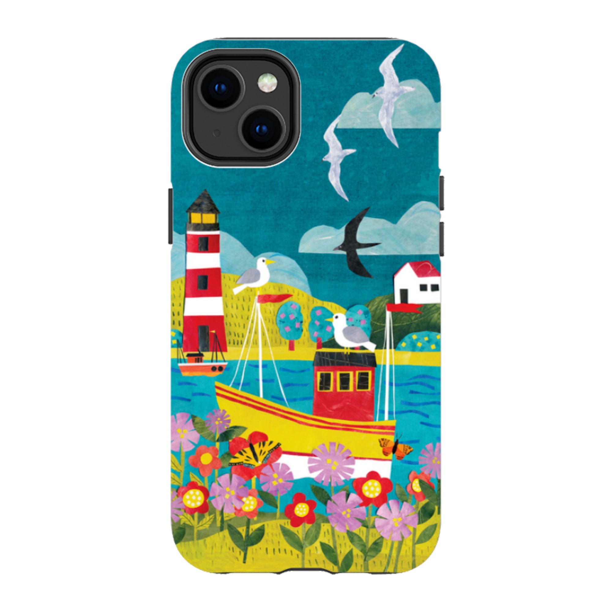 iPhone MagSafe Tough Case - Fishing Boat By Tracey English