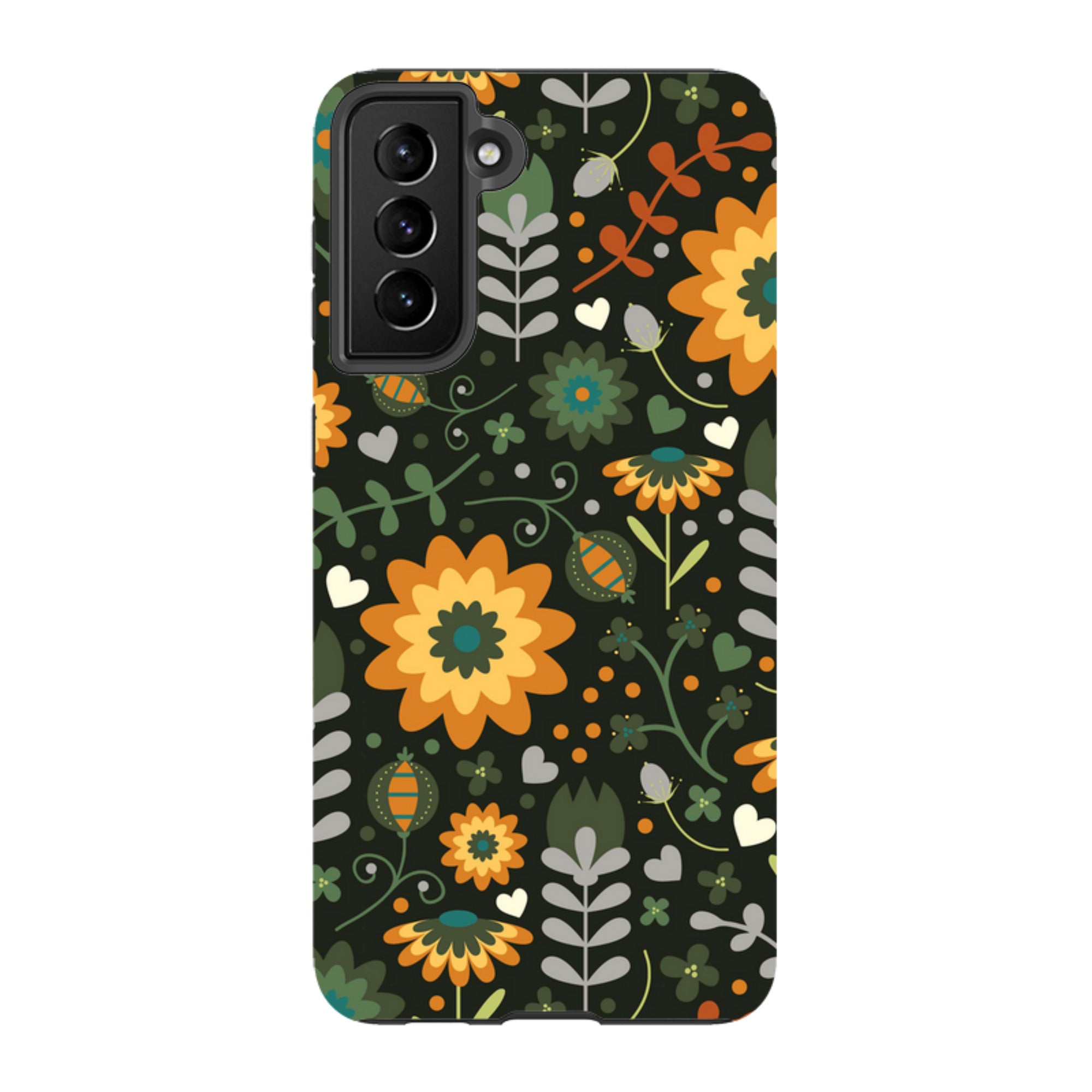 Samsung Tough Case - Dark Floral By Suzy Taylor