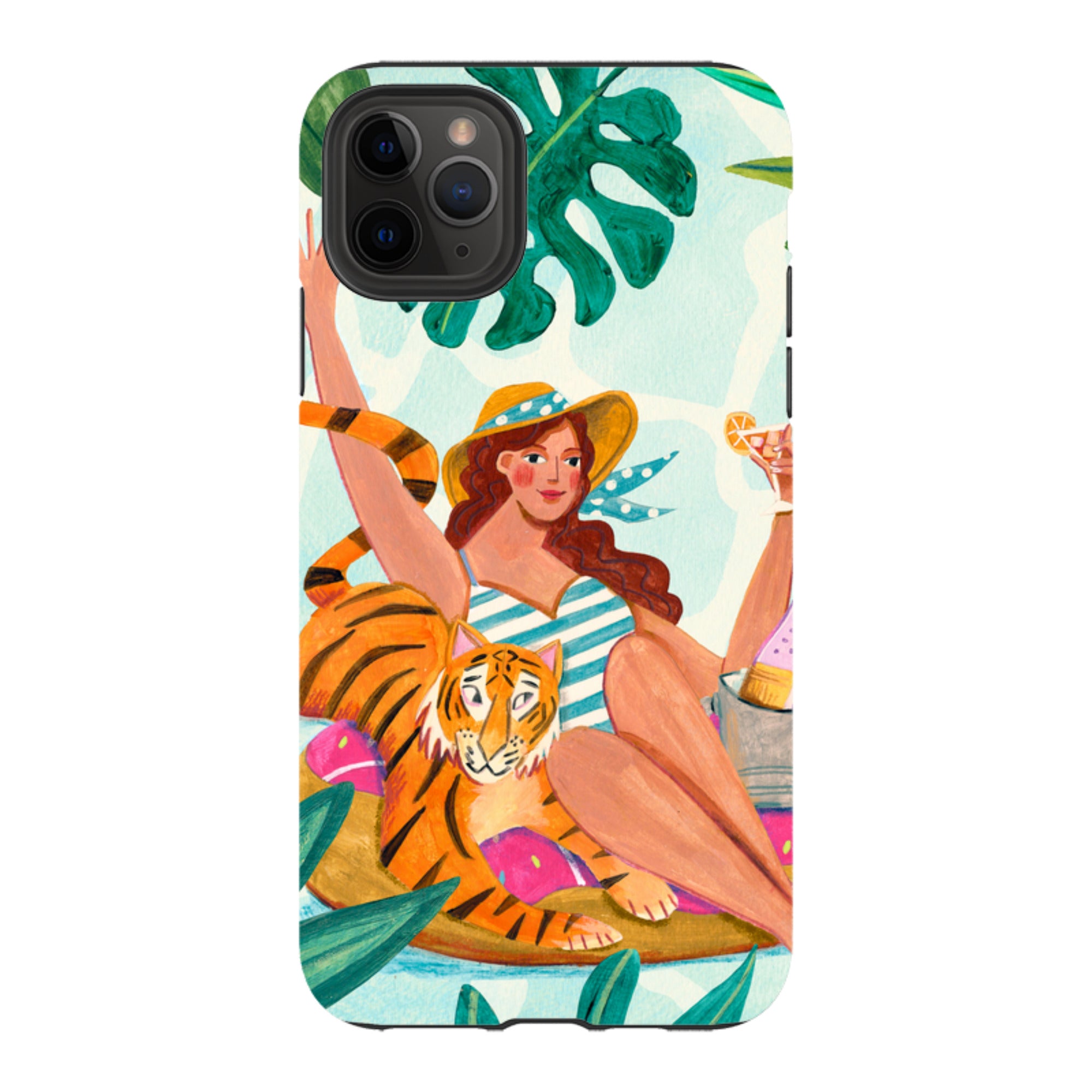 iPhone Tough Case - Pool By Caroline Bonne Muller