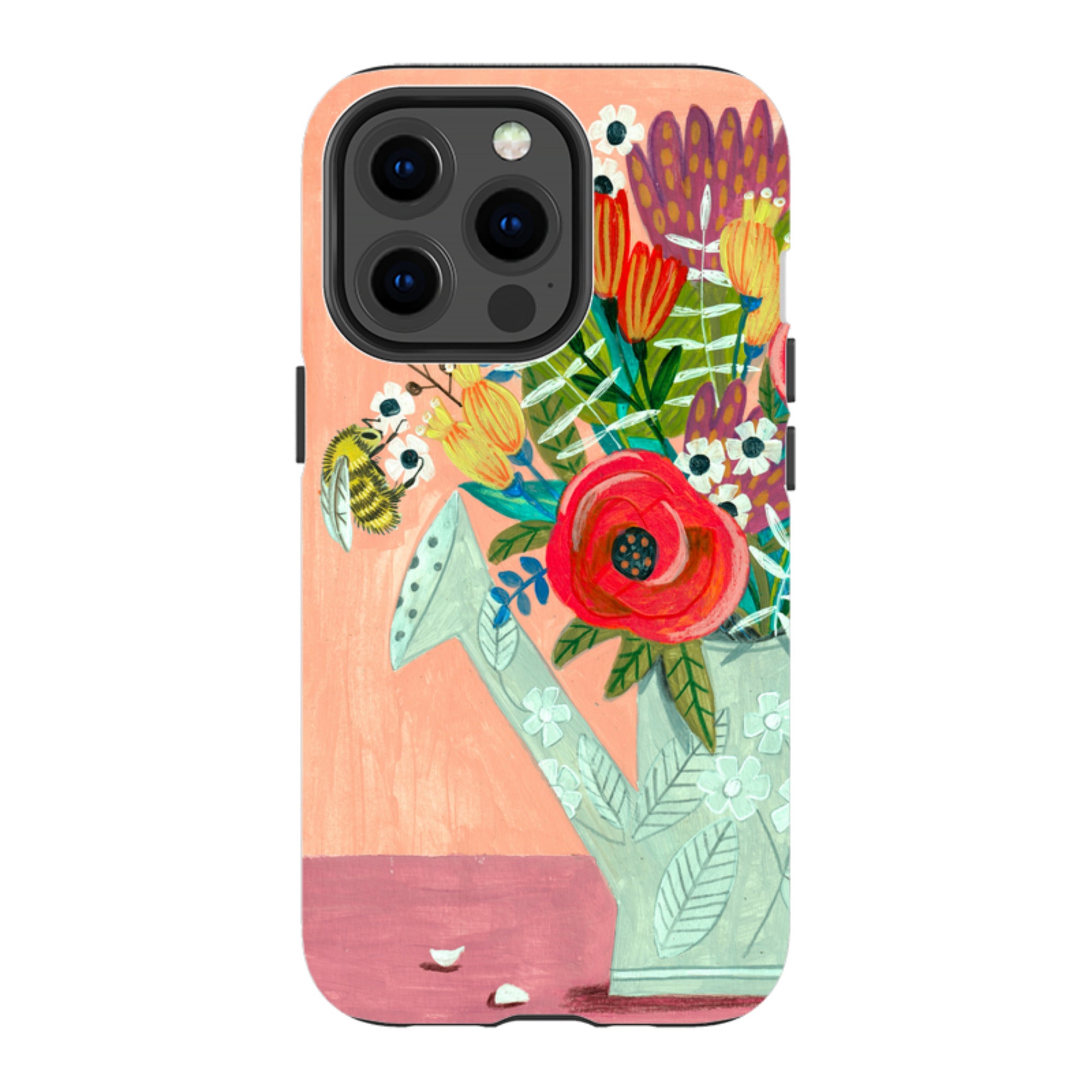 iPhone Tough Case - Watering Can By Caroline Bonne Muller