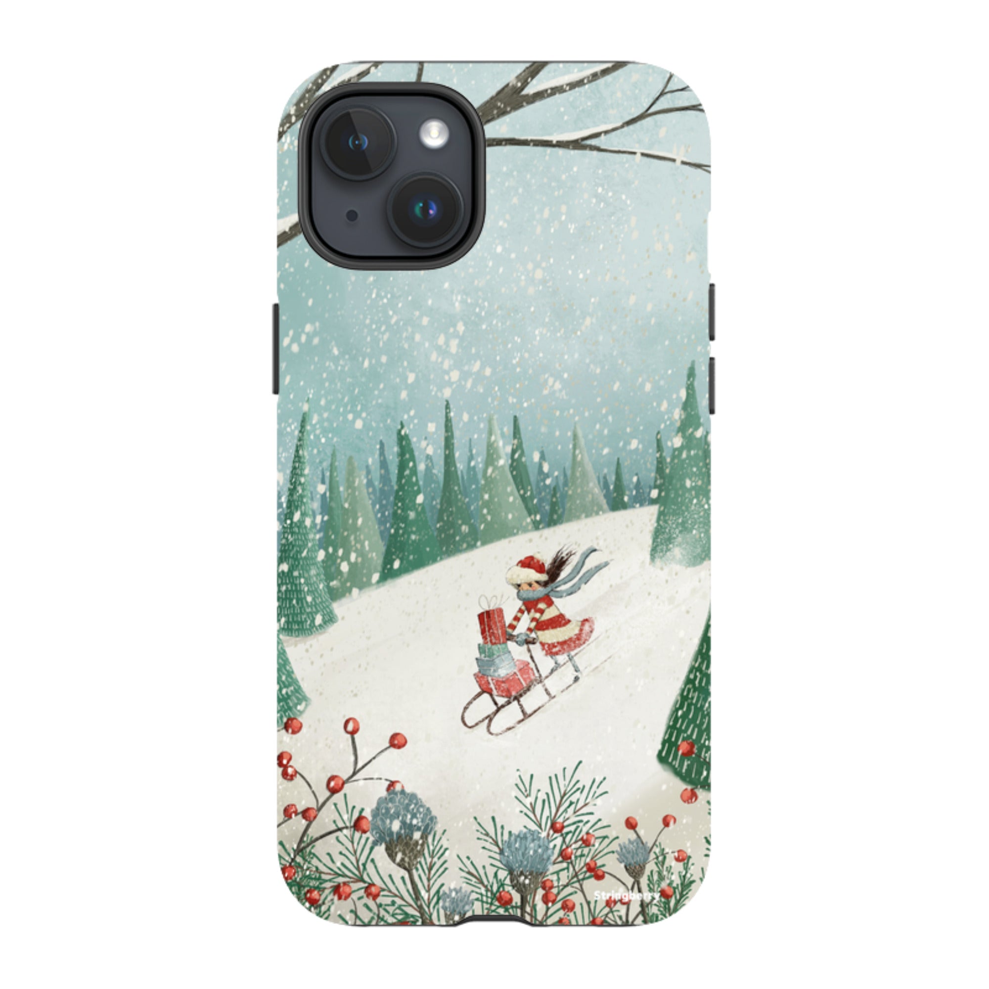 iPhone MagSafe Tough Case - Sleigh Delivery By Maja Lindberg