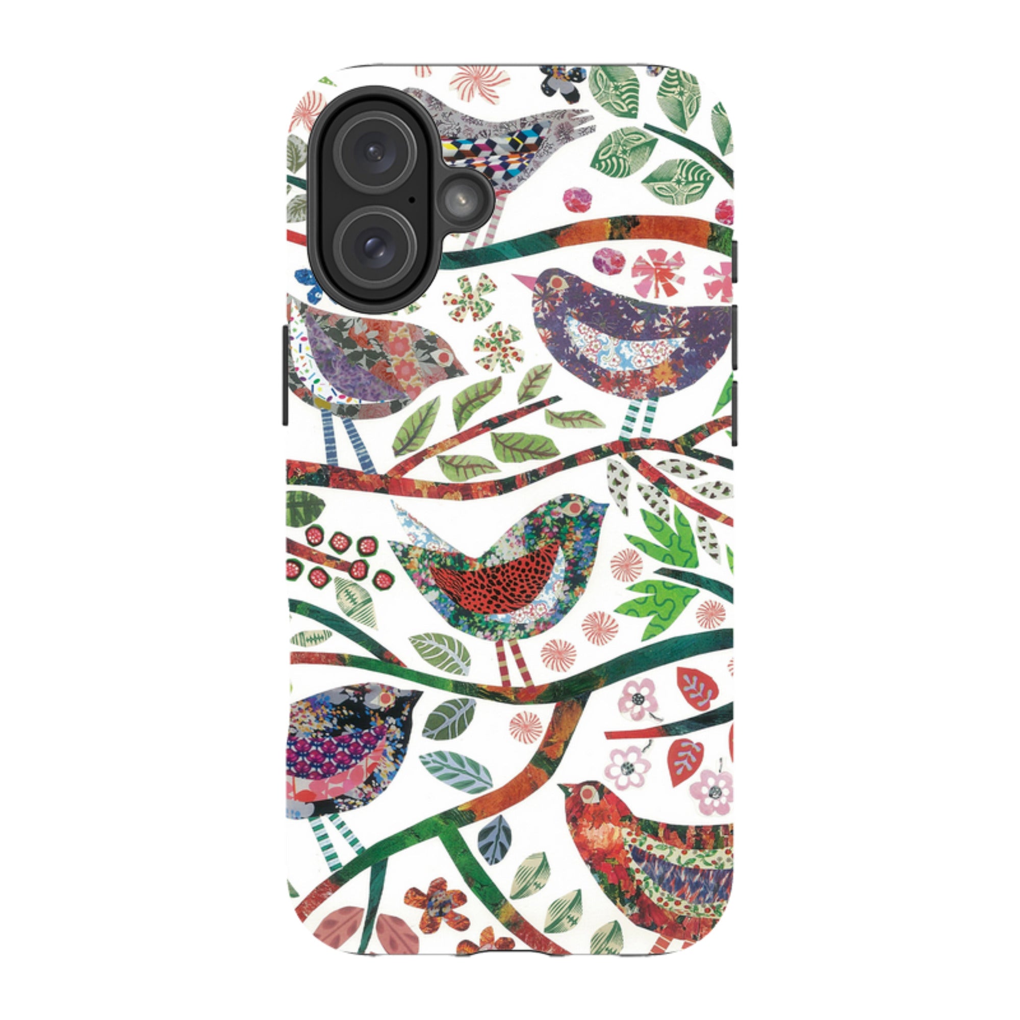 iPhone Tough Case - Vintage Birds By Jane Robbins
