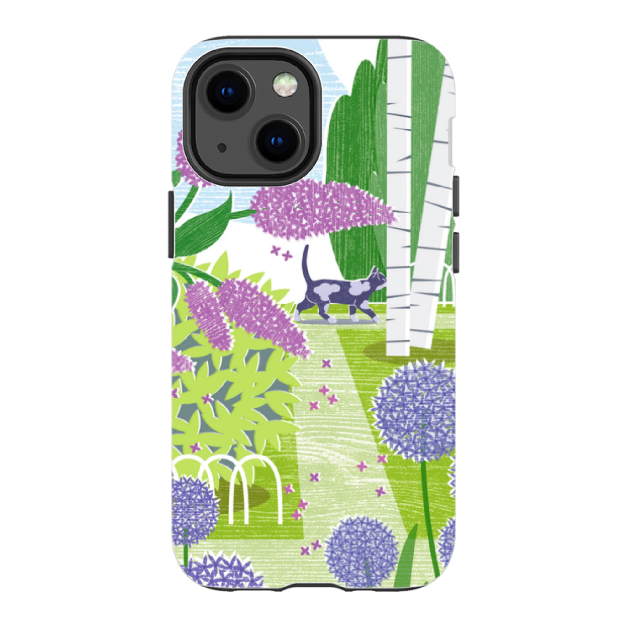 iPhone Tough Case - Lilac And Alliums By Liane Payne