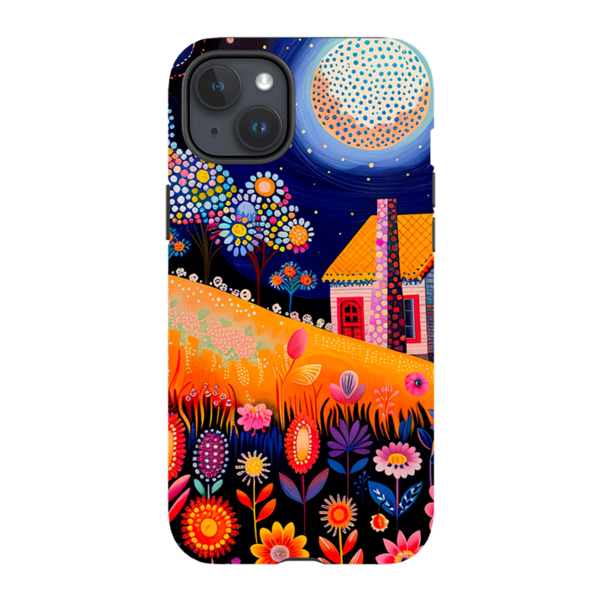 iPhone Case - Folk Art House I