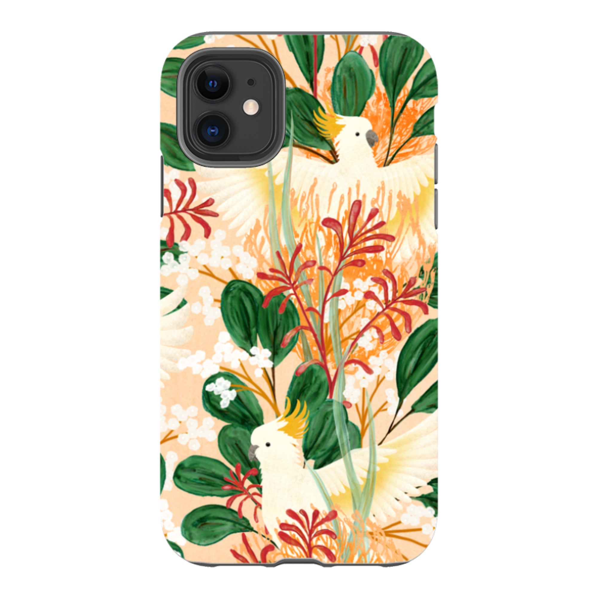 iPhone Tough Case - Cockatoo By Katherine Quinn