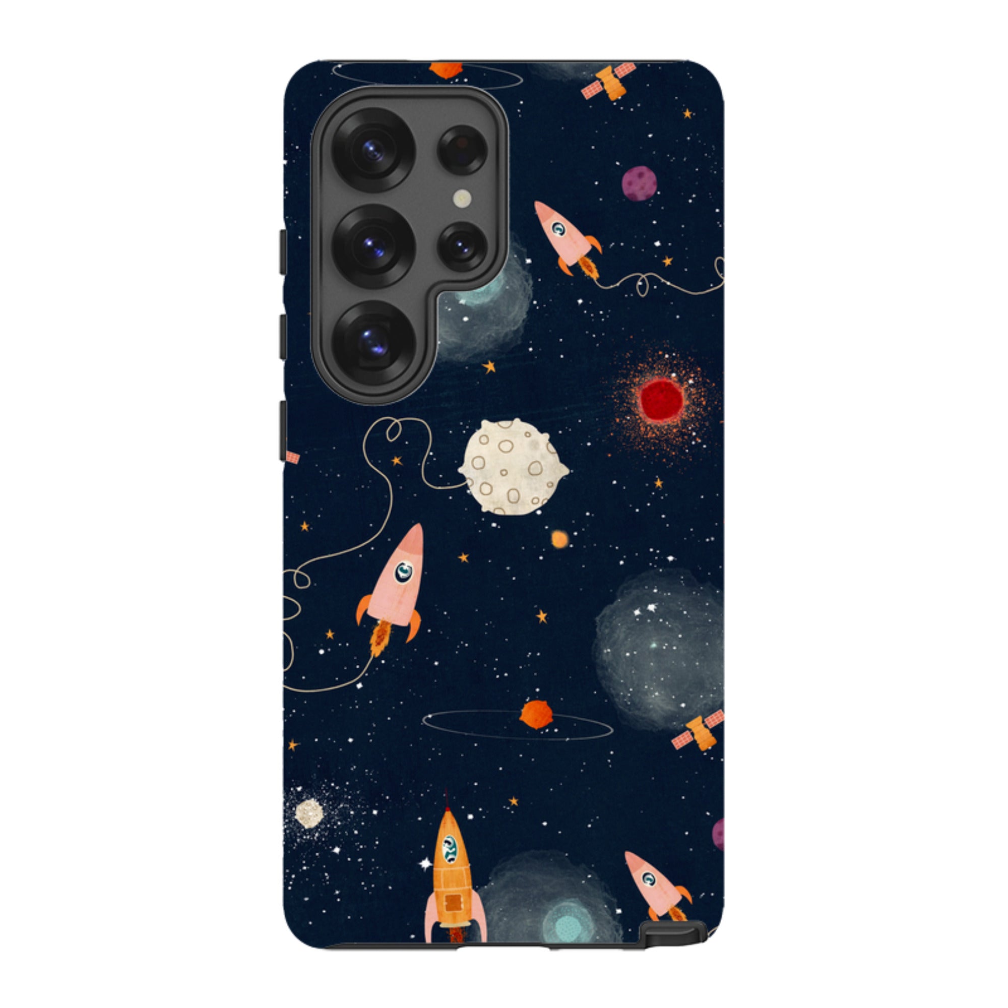 Samsung Tough Case - Rockets Midnight By Katherine Quinn