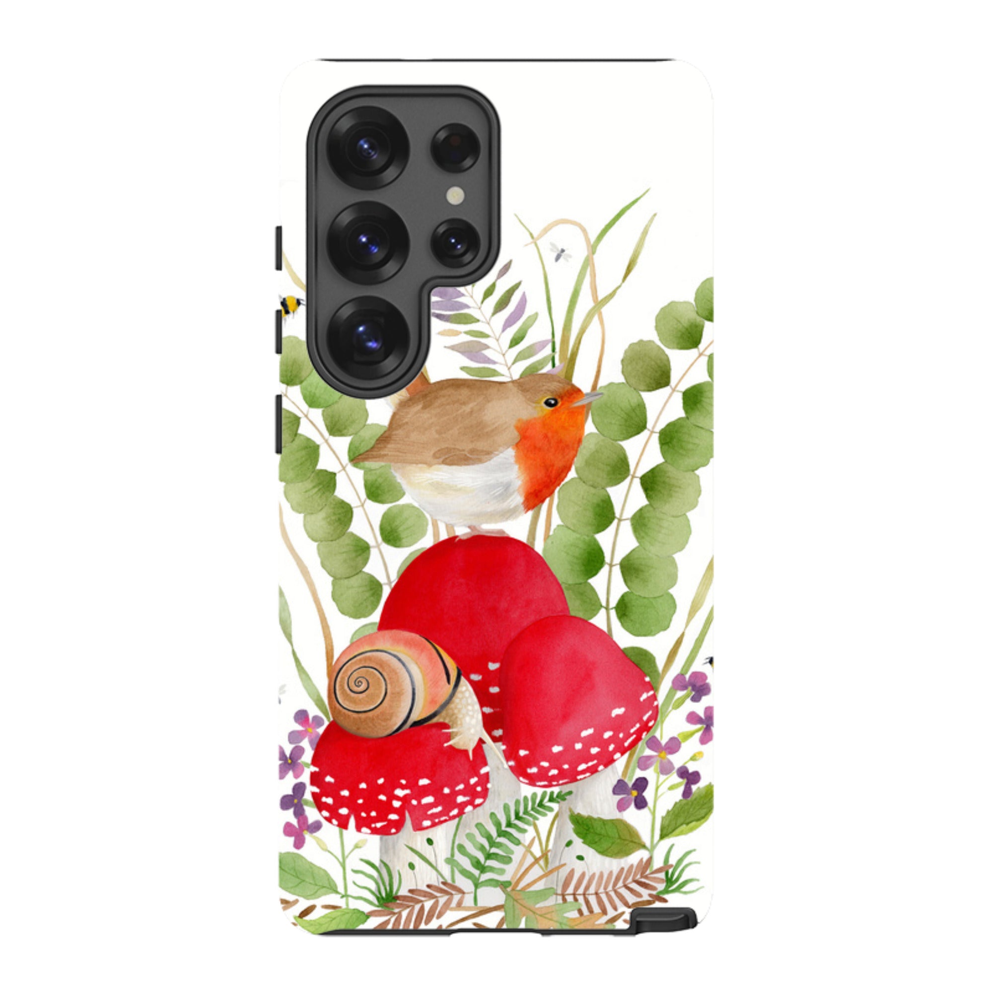 Samsung Tough Case - Robin And Snail By Bex Parkin
