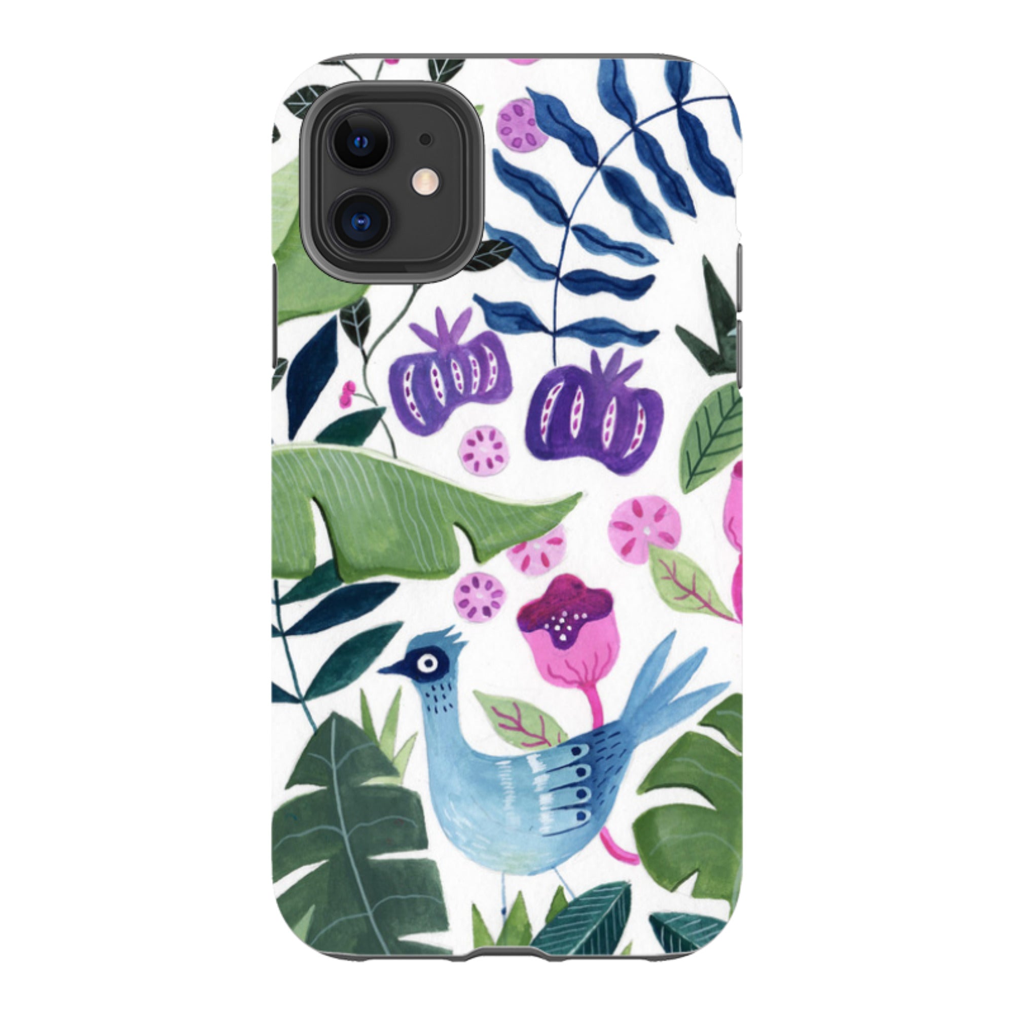 iPhone Tough Case - Birds In Forest By Bex Parkin