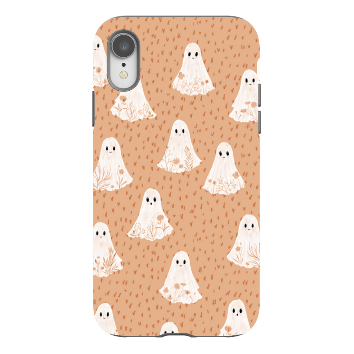 iPhone Tough Case - Floral Ghosts - Cider Clay By Katherine Quinn