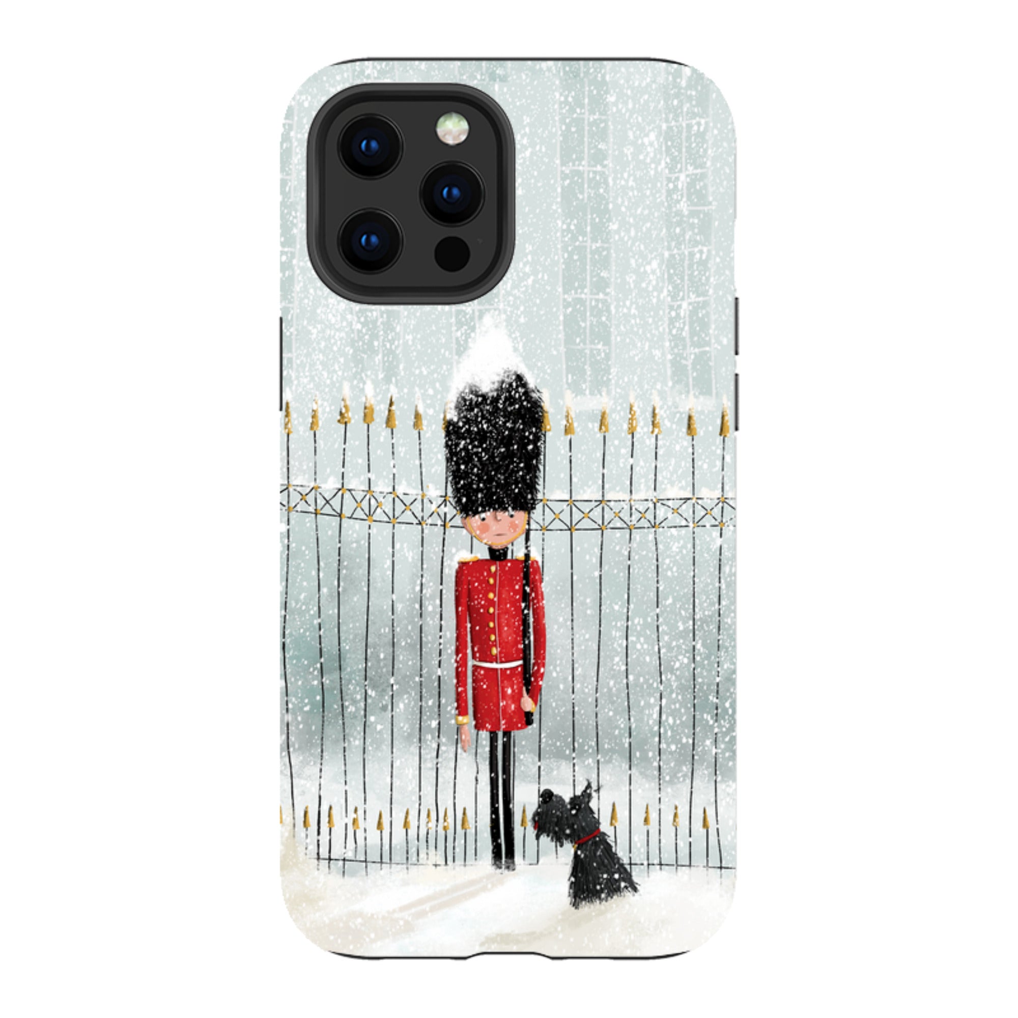 iPhone Tough Case - London In Snow By Maja Lindberg