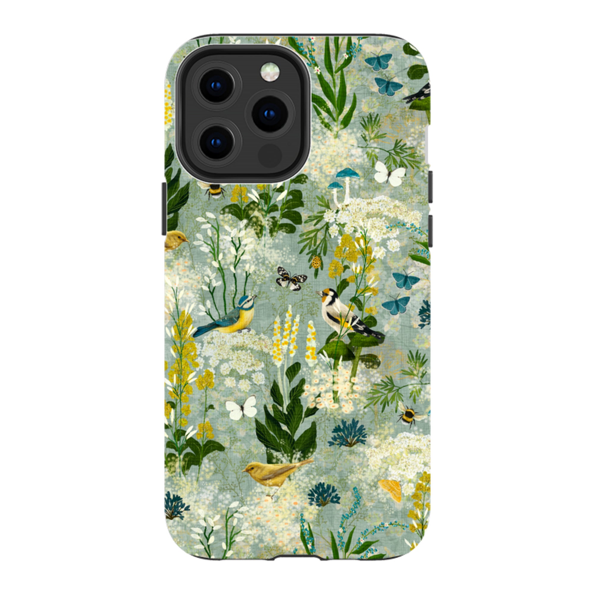 iPhone Tough Case - Song Bird Garden By Katherine Quinn