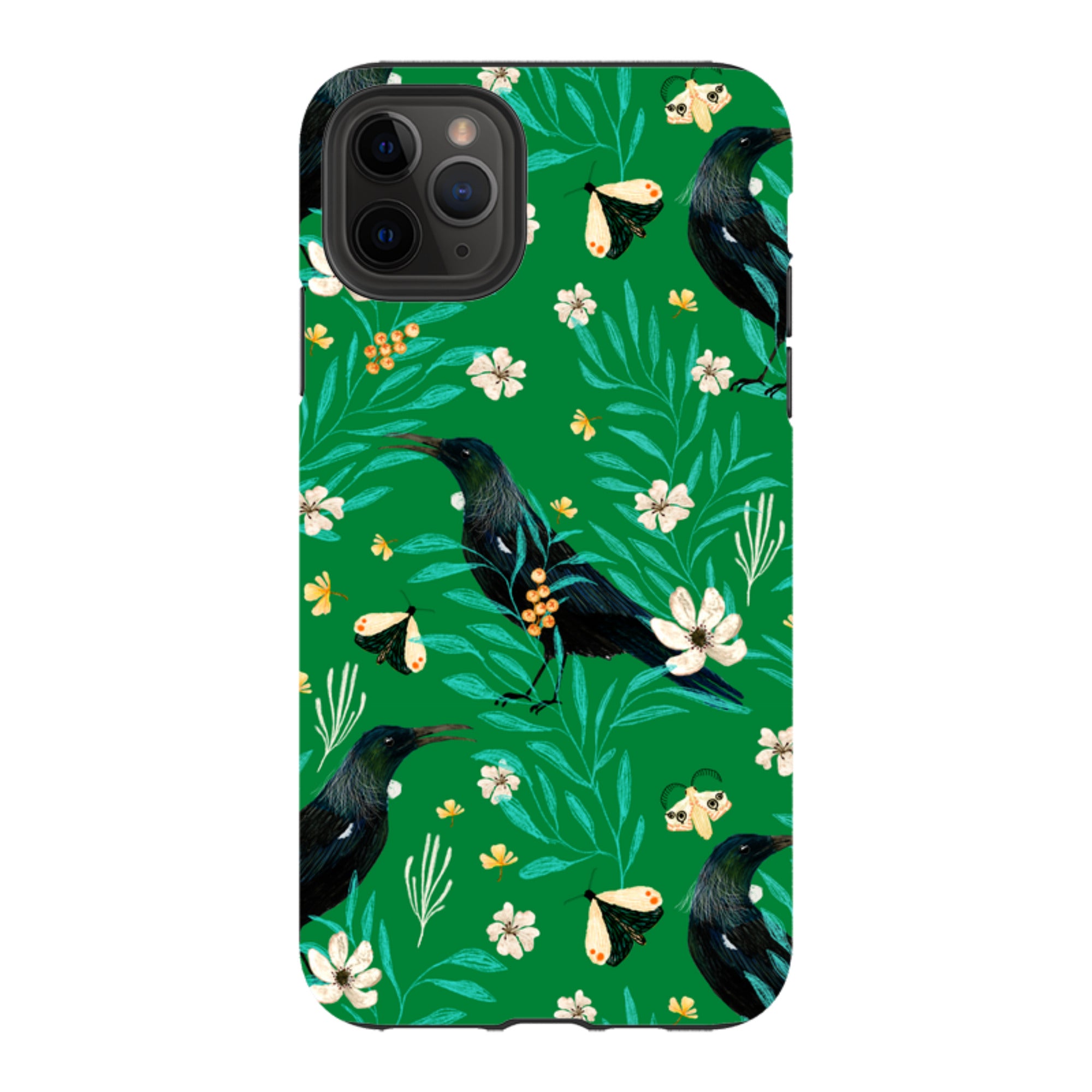 iPhone Tough Case - Tui Green By Katherine Quinn