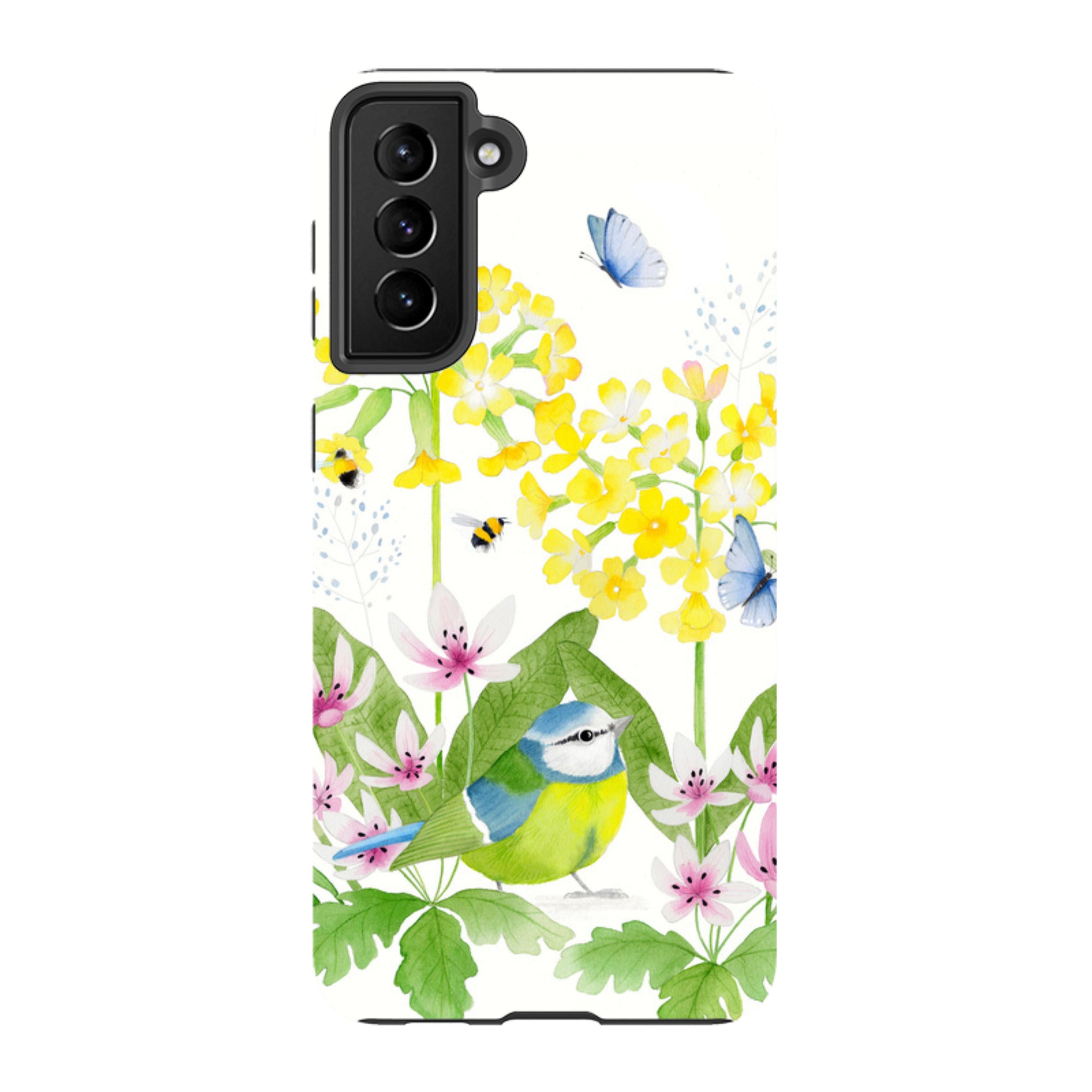 Samsung Tough Case - Blue Tit Garden By Bex Parkin