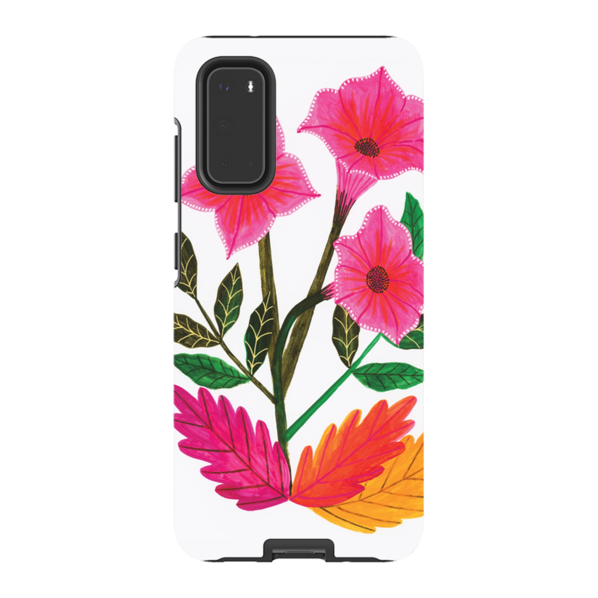 Samsung Tough Case - Trumpet Flowers By Lee Foster Wilson