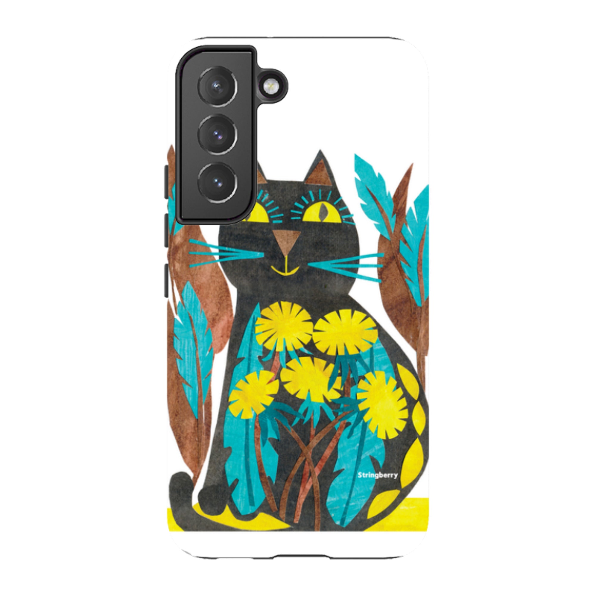 Samsung Tough Case - Folk Cat By Tracey English