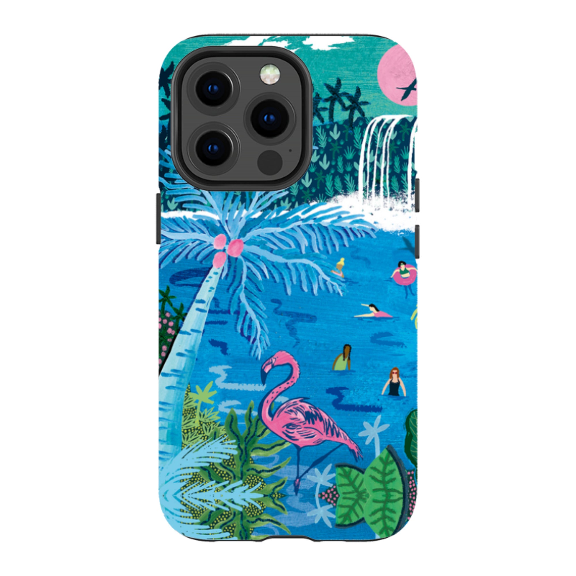 iPhone MagSafe Tough Case - Palm Pool III By Emma Frances Grant