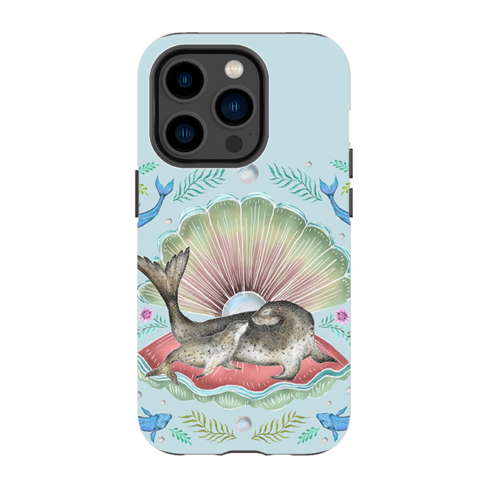 iPhone MagSafe Tough Case -  Seals In Shell By Catherine Rowe