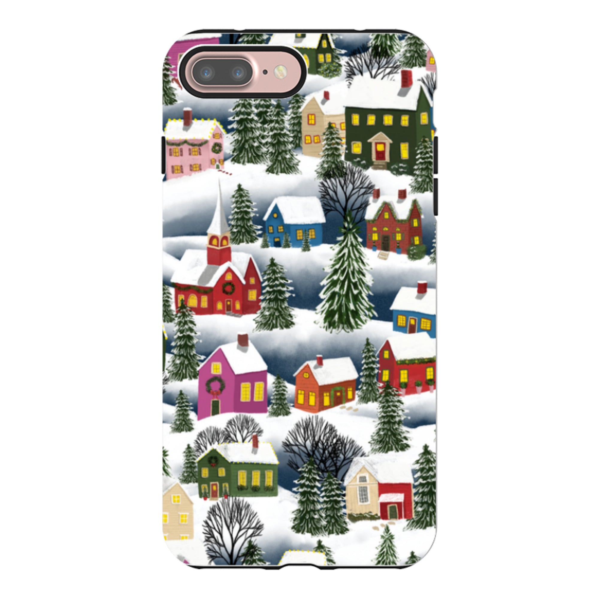iPhone Tough Case - Advent Street Town By Abby Jacobs