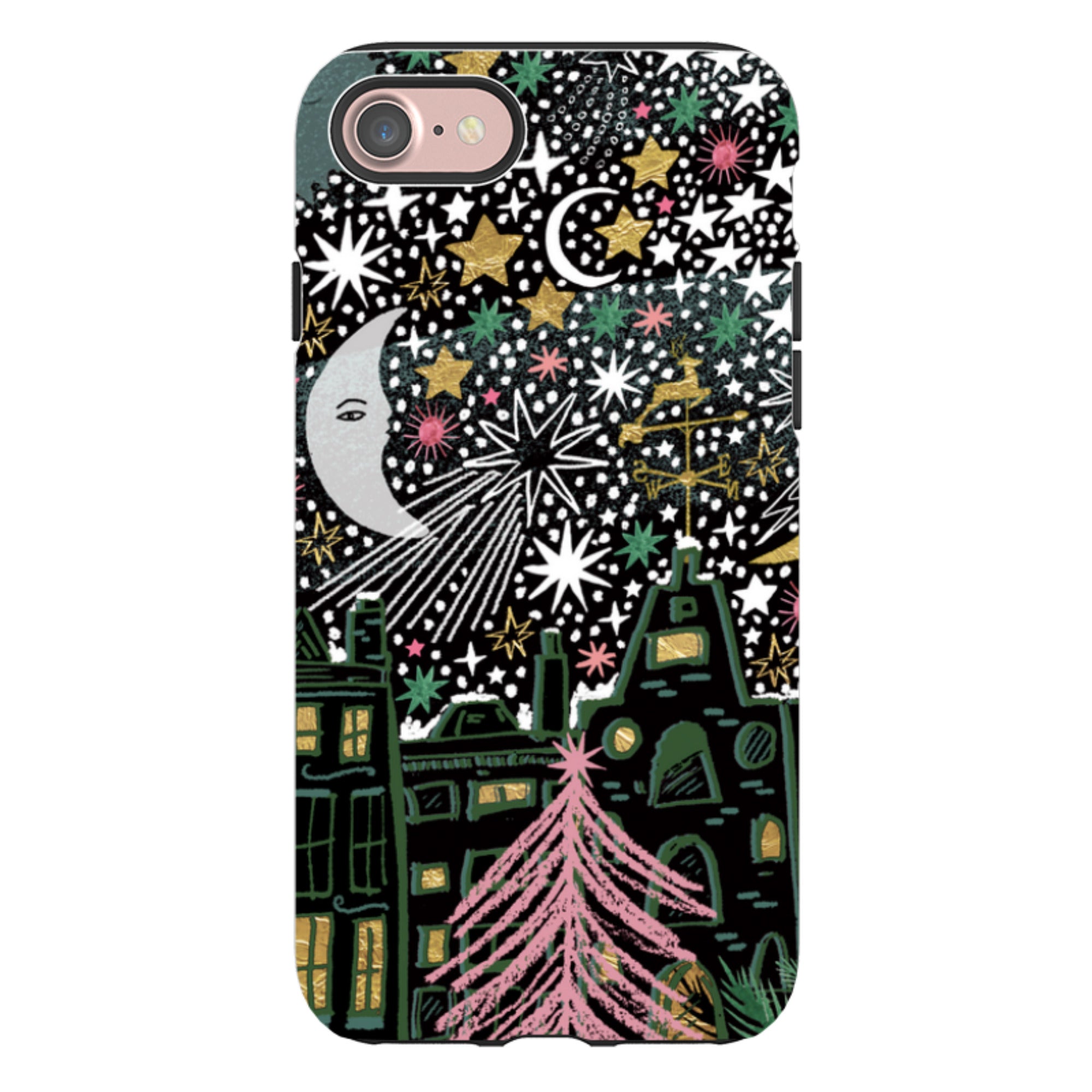 iPhone Tough Case - Night Before Xmas VI By Emma Frances Grant