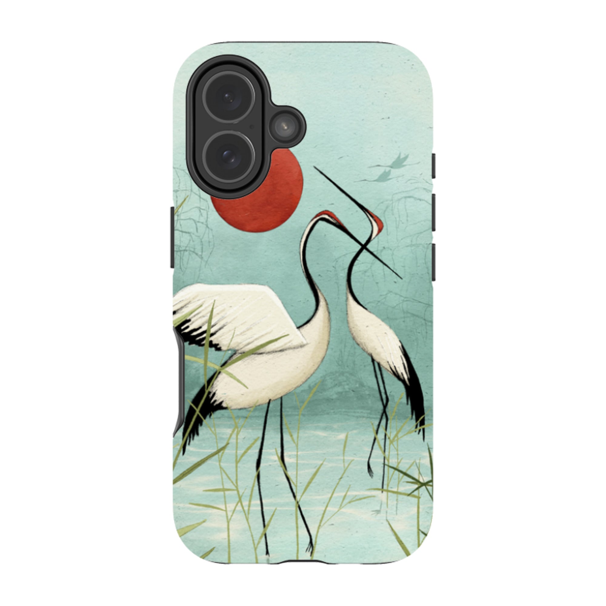 iPhone Tough Case - Cranes By Maja Lindberg