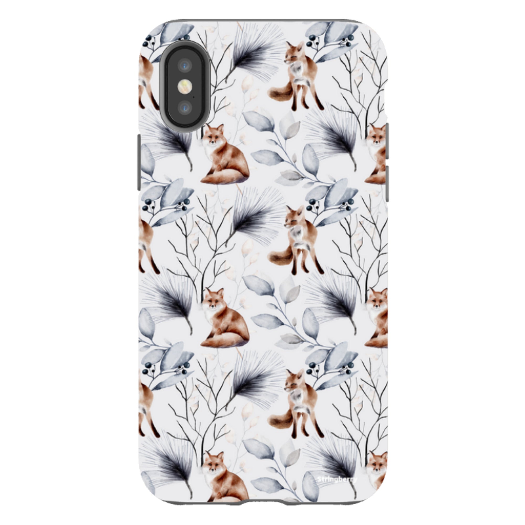 iPhone Tough Case - Foxy Xmas II