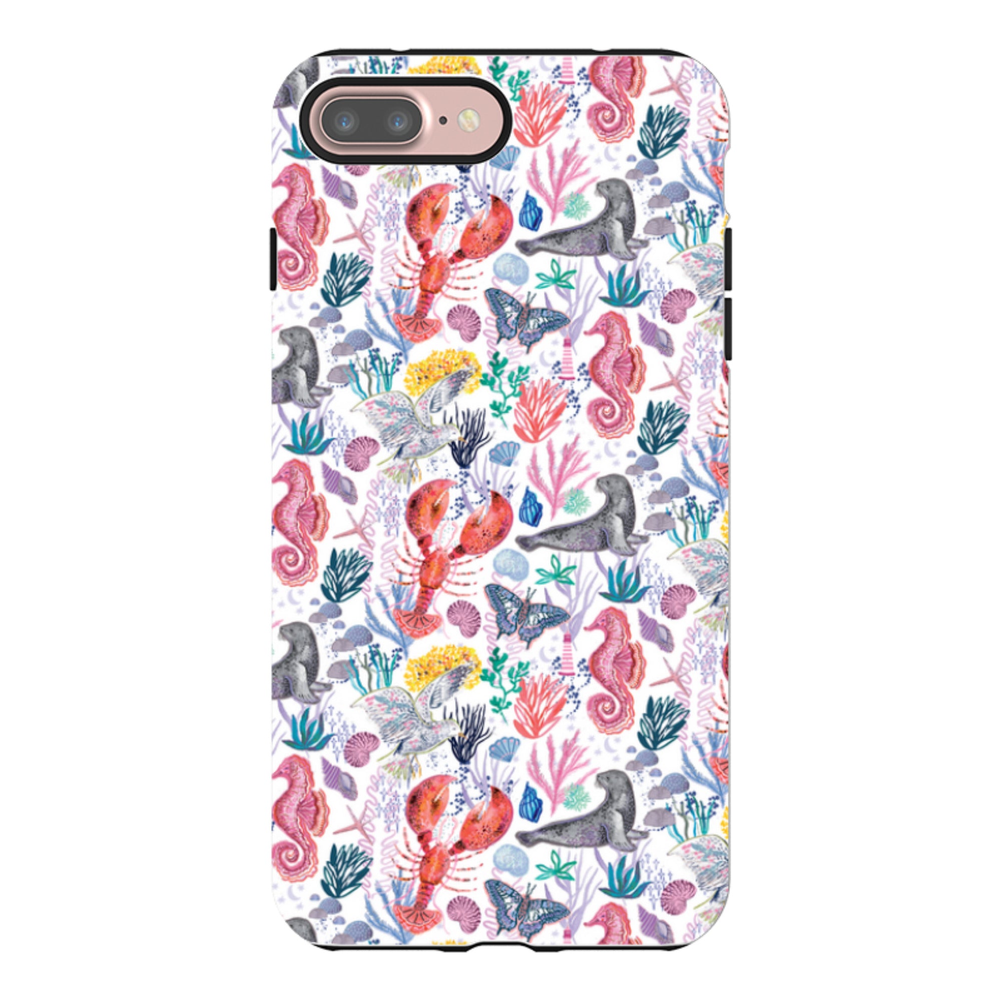 iPhone Case - Coastline Pattern-B By Emma Frances Grant