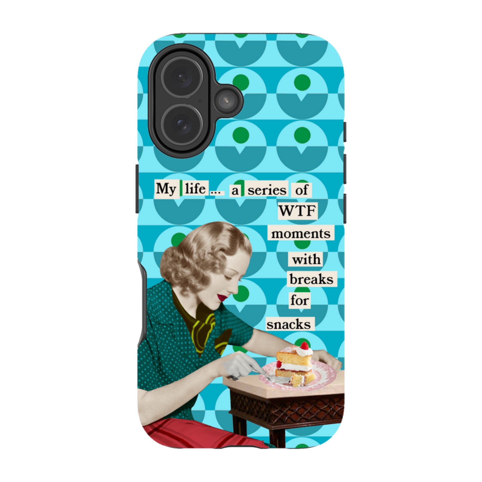 iPhone Tough Case - WTF By Clare Jordan